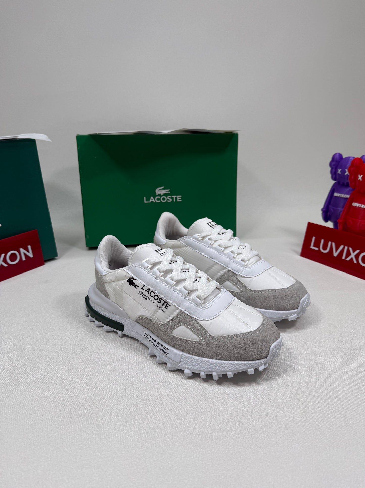 Lacoste Elite Active Erkek Beyaz/Yeşil Sneaker