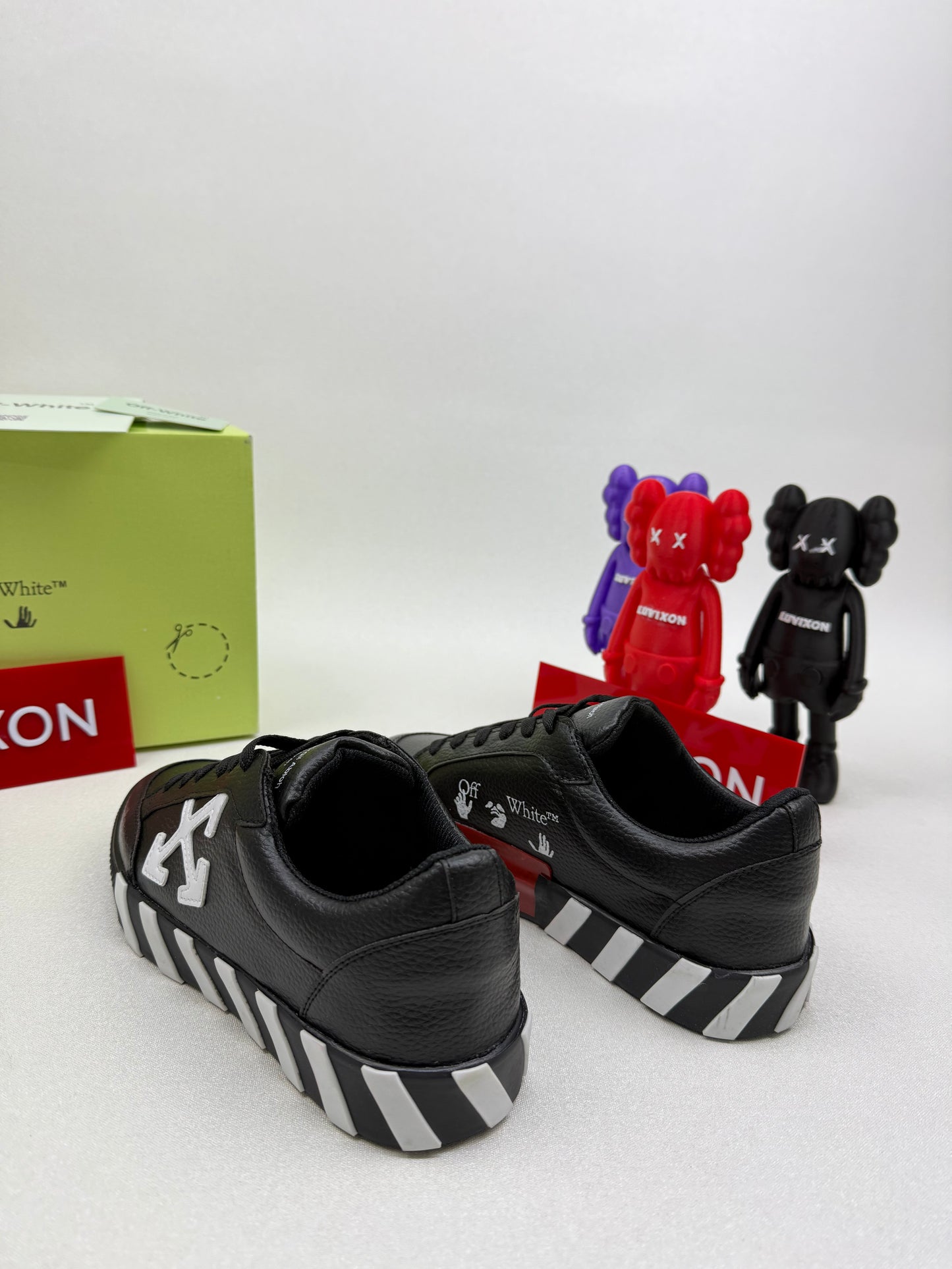 Off-White Deri Siyah Sneaker