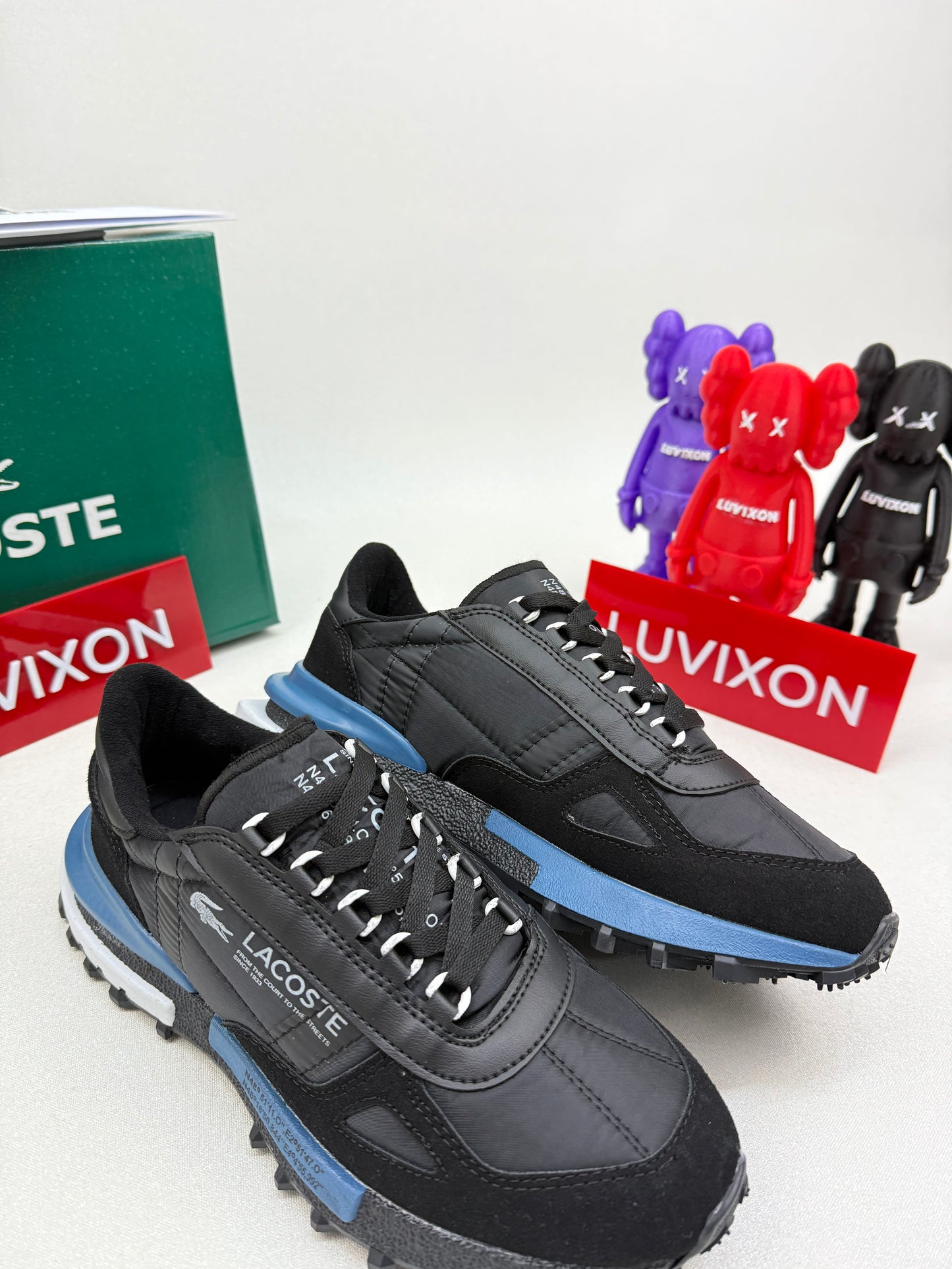 Lacoste Elite Active Erkek Siyah/Lacivert Sneaker