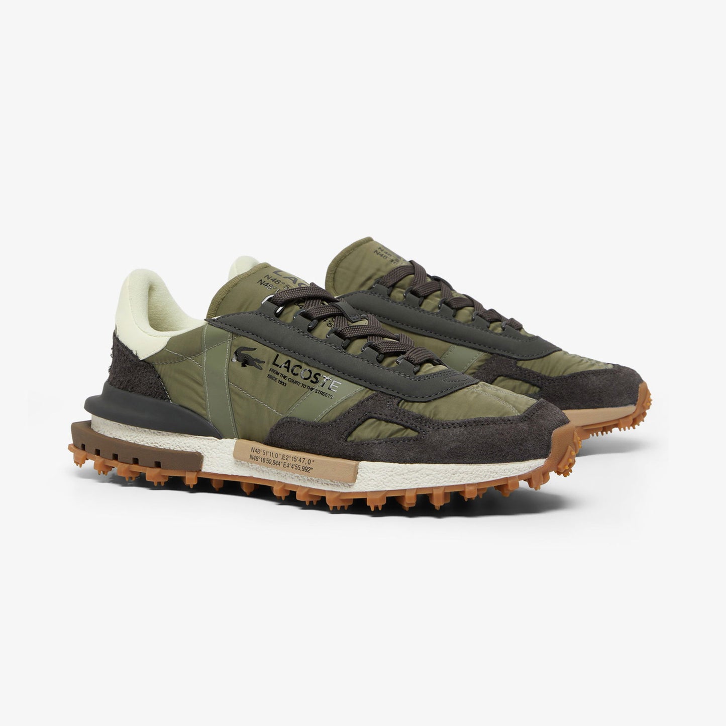 Lacoste Elite Active Erkek Haki/Yeşil Sneaker