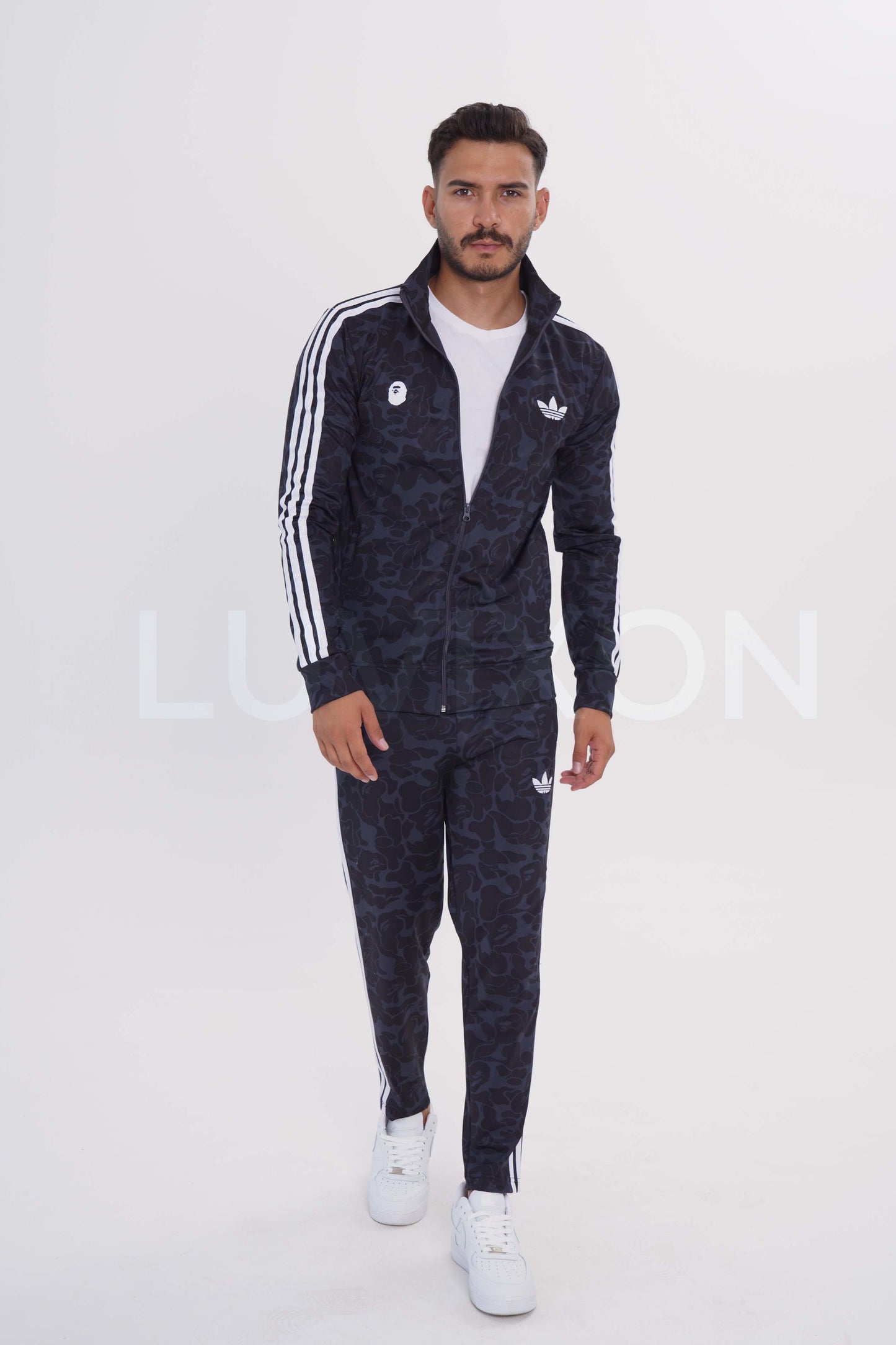 Adidas x Bape Kamuflaj Desenli Eşofman Takımı