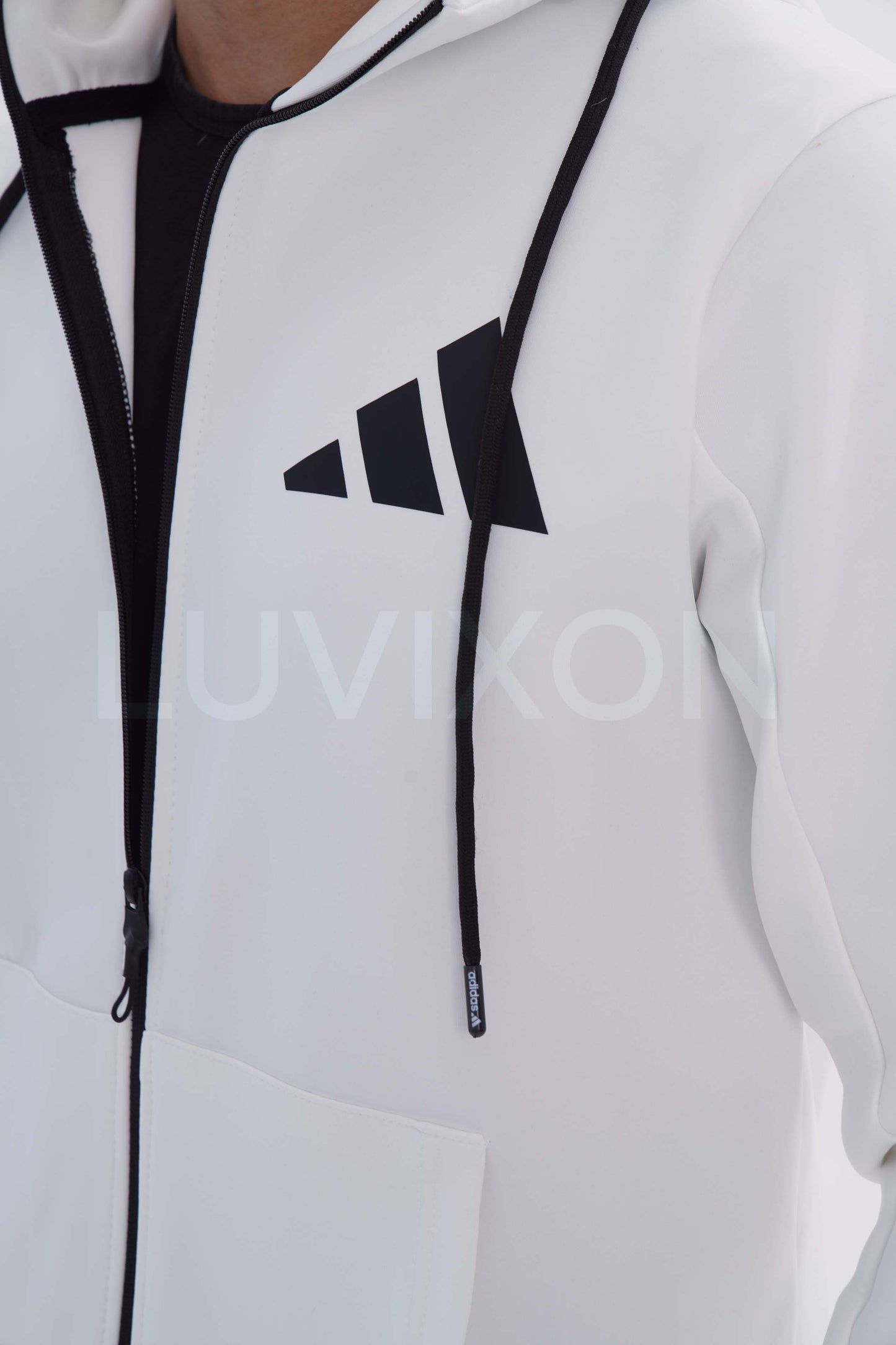 Adidas Z.N.E. Beyaz Full-Zip Eşofman Takımı
