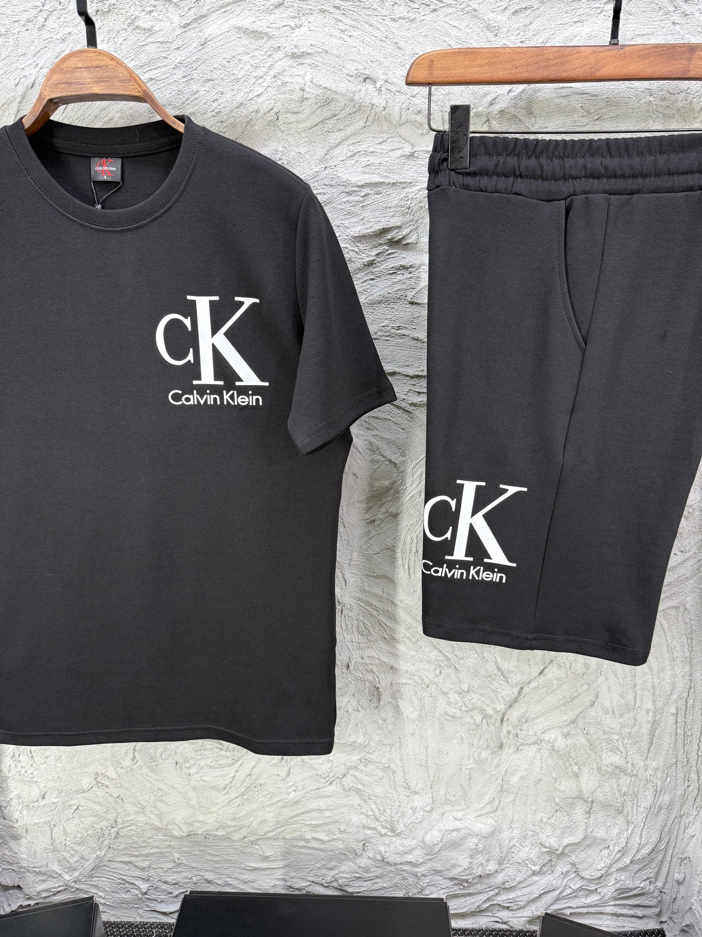Calvin Klein Siyah Şort Takımı