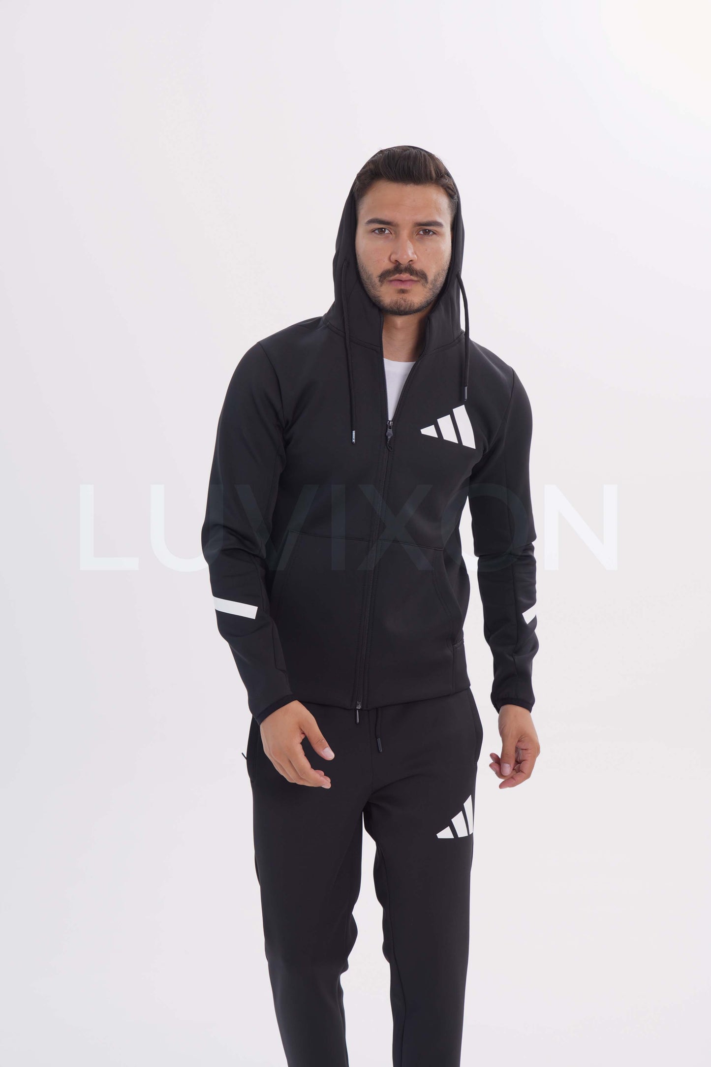 Adidas Z.N.E. Siyah Full-Zip Eşofman Takımı