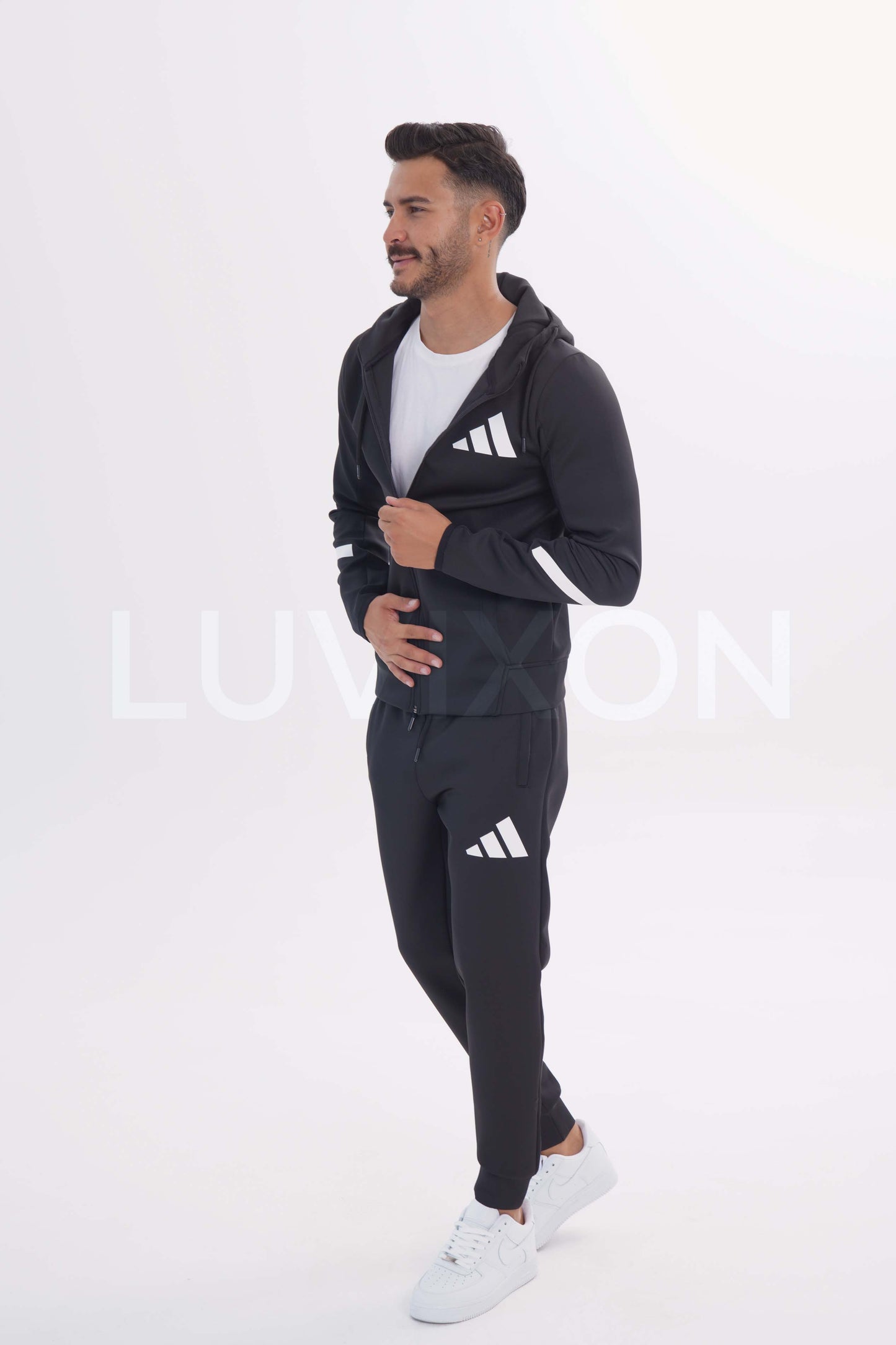 Adidas Z.N.E. Siyah Full-Zip Eşofman Takımı