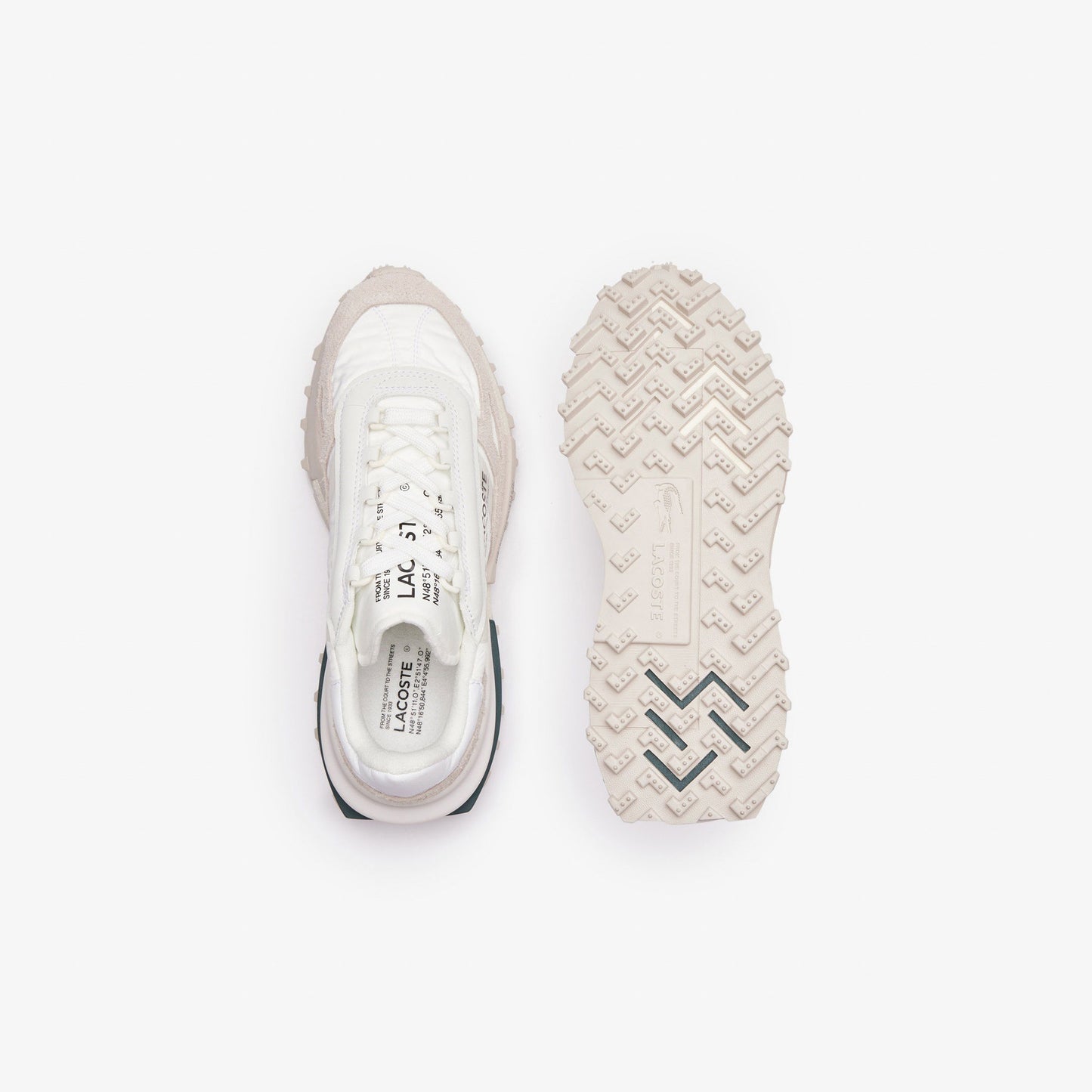 Lacoste Elite Active Erkek Beyaz/Yeşil Sneaker