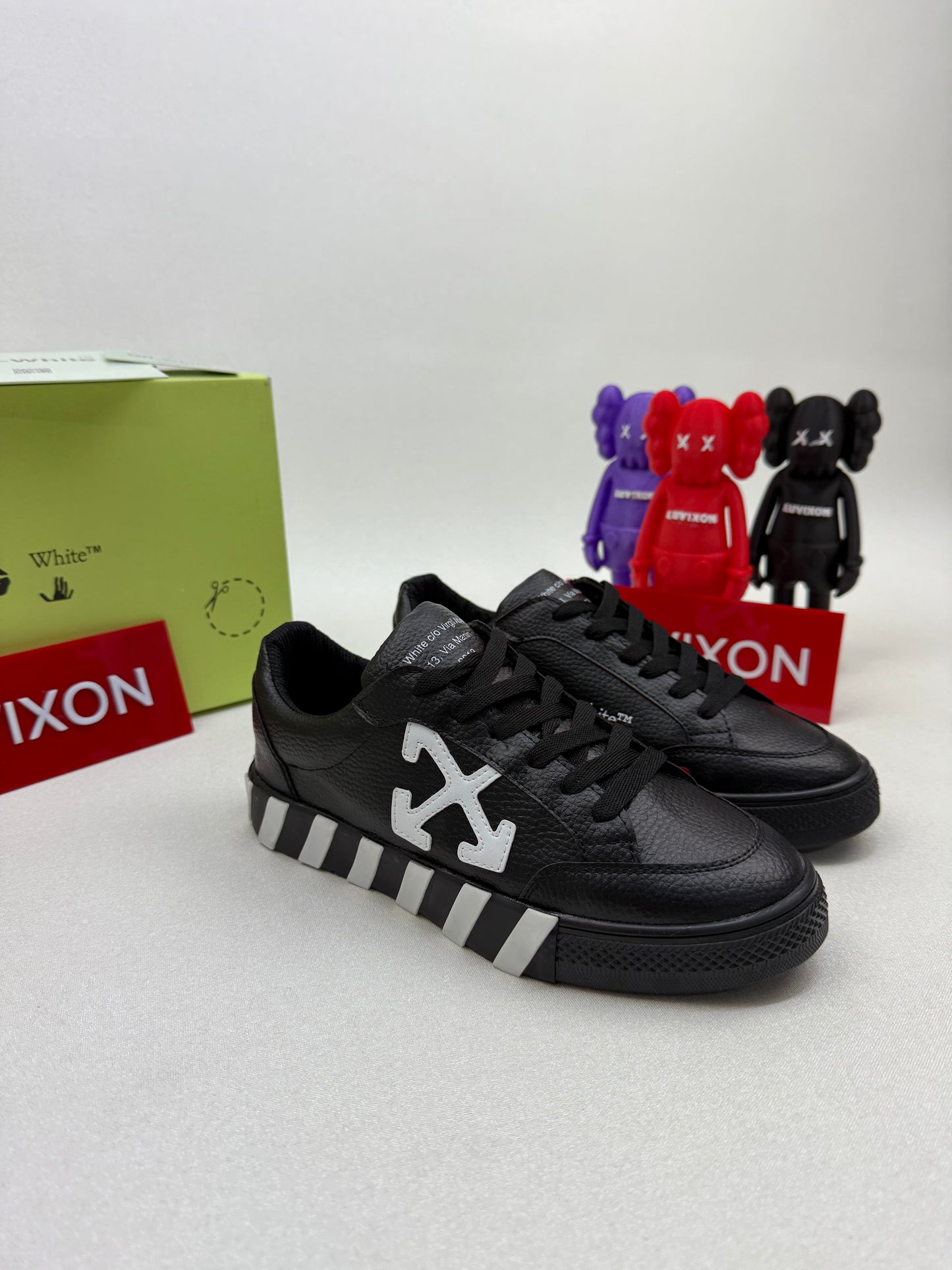 Off-White Deri Siyah Sneaker