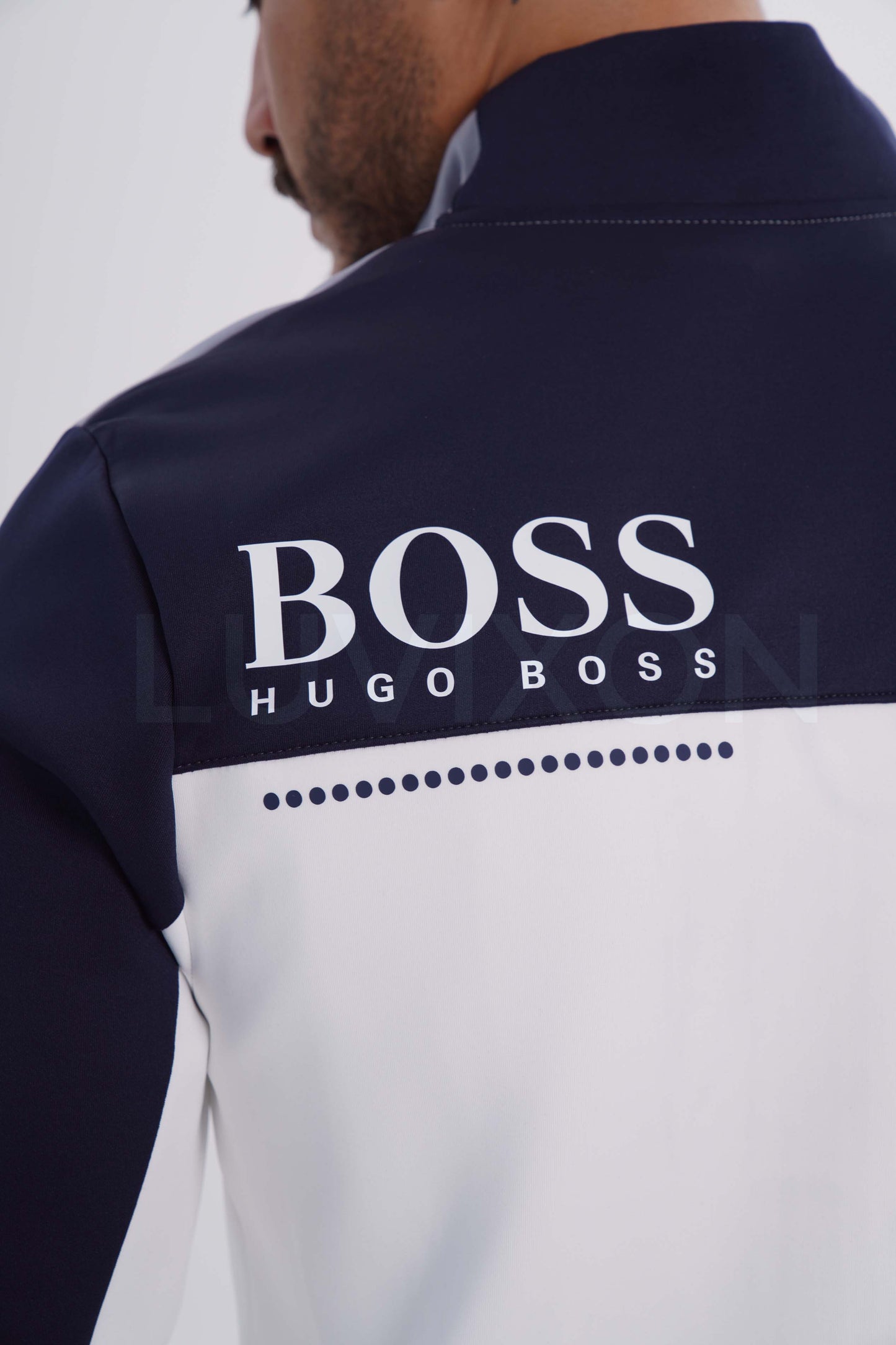 Boss Erkek Eşofman Takımı – Lacivert & Gri