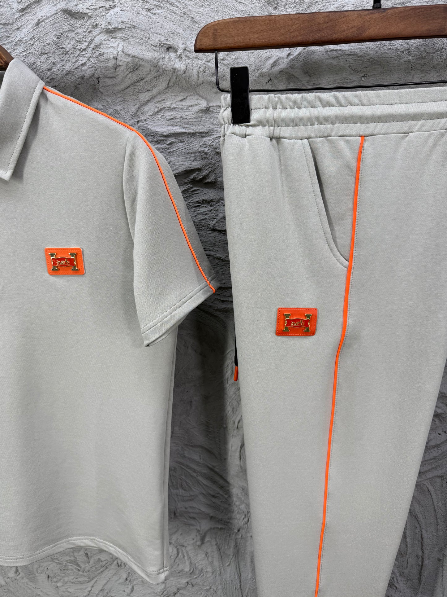 Hermes Taş Polo Yaka T-shirt Takımı