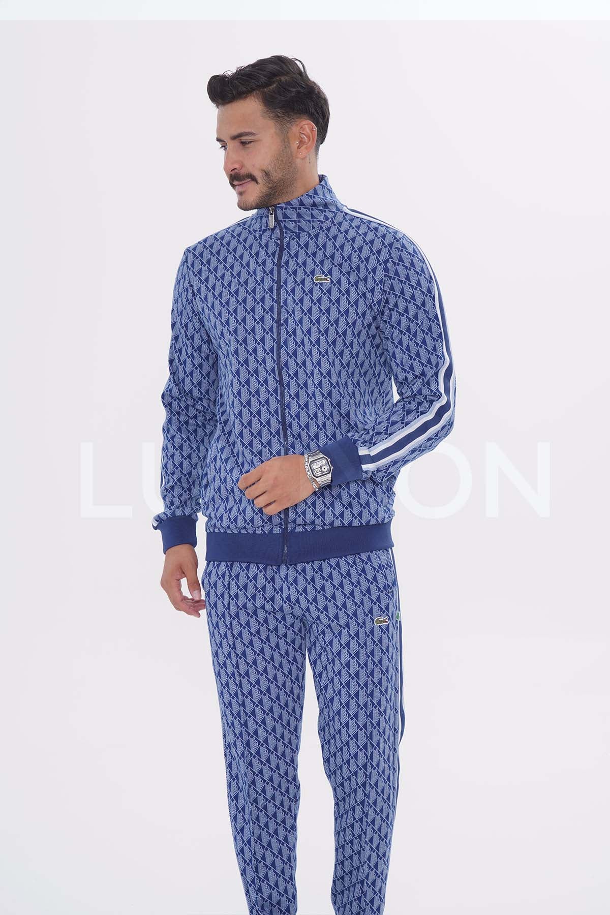 Lacoste Monogram Lacivert Eşofman Takımı
