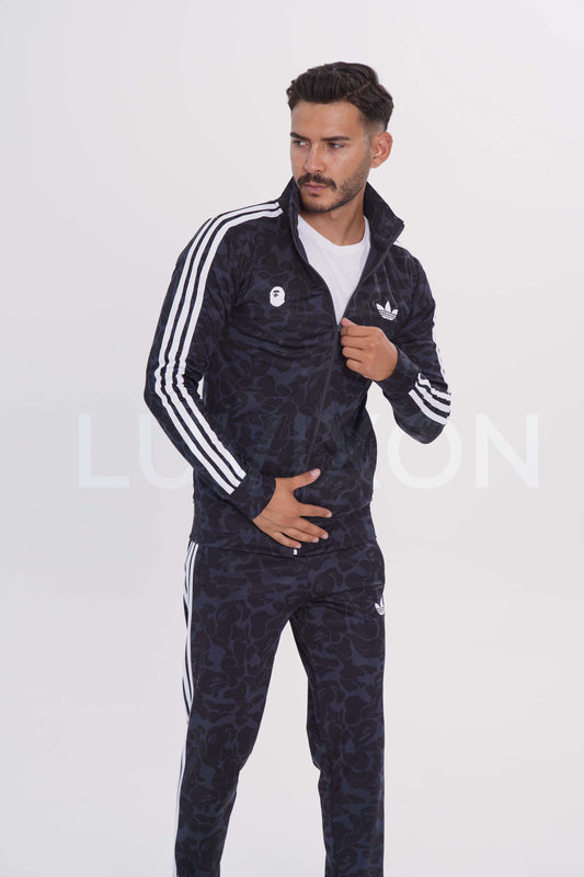 Adidas x Bape Kamuflaj Desenli Eşofman Takımı