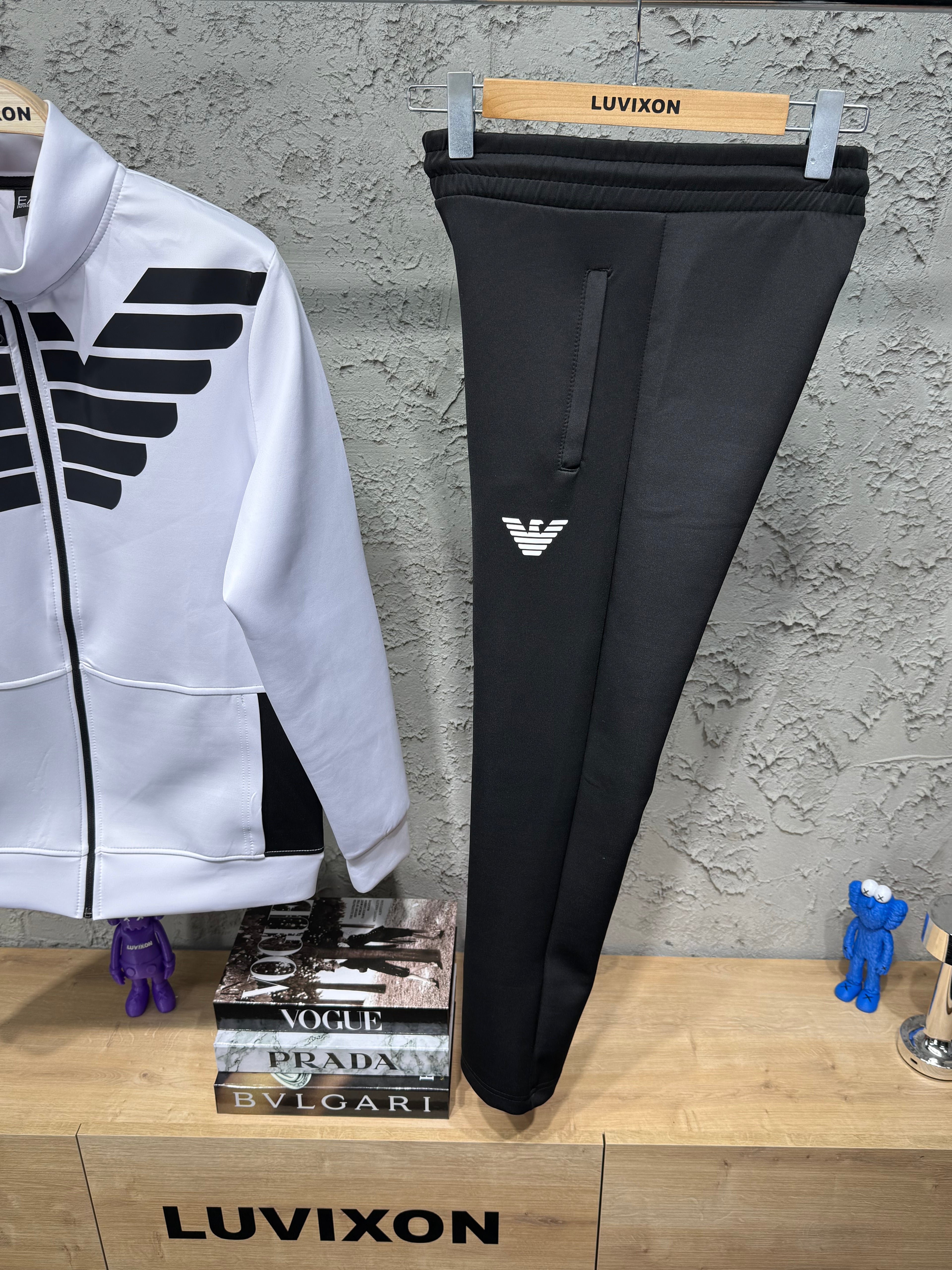 Armani Eagle Premium Beyaz Eşofman Takımı