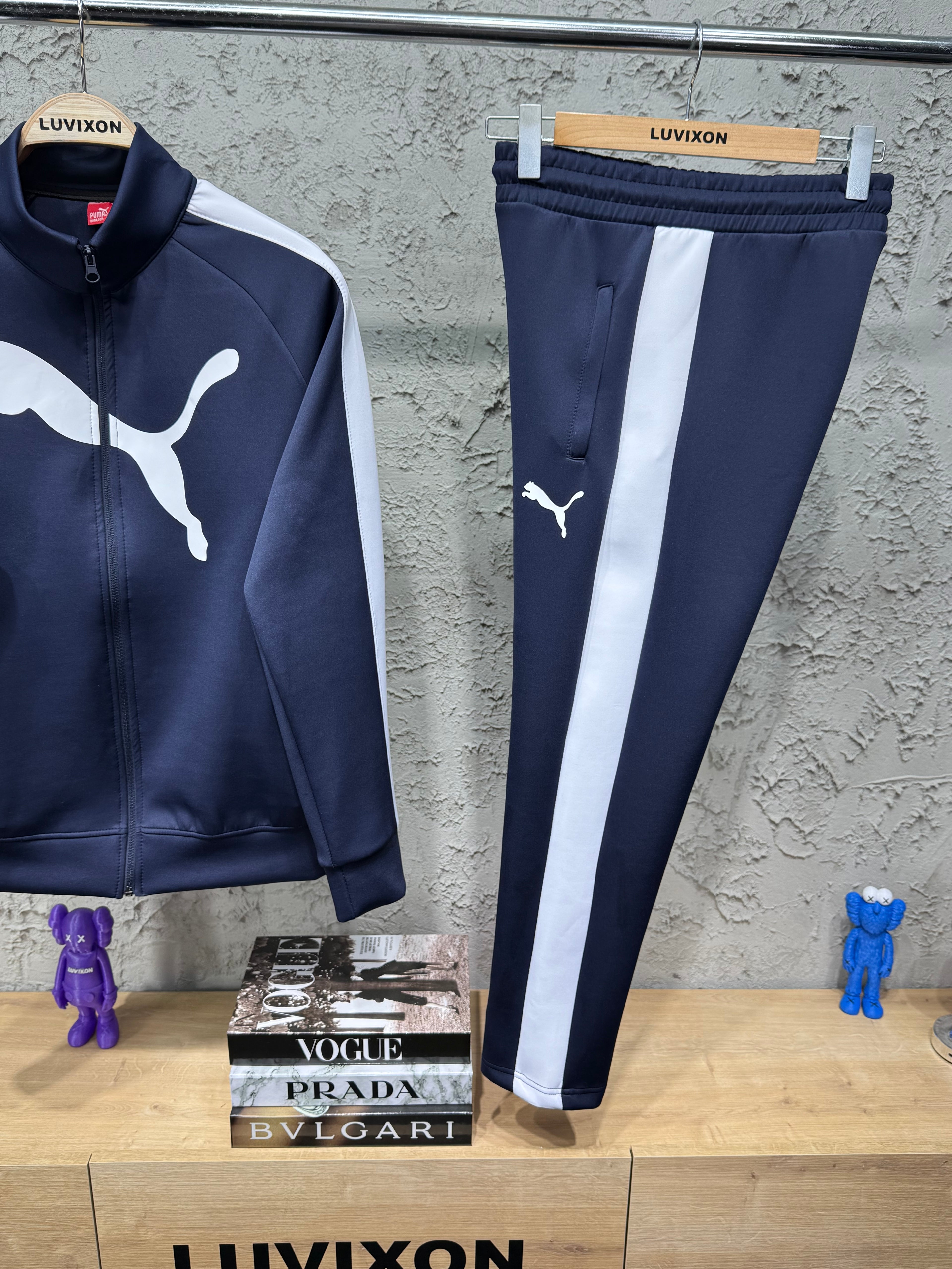 Puma Göğüs Logo Lacivert Eşofman Takımı