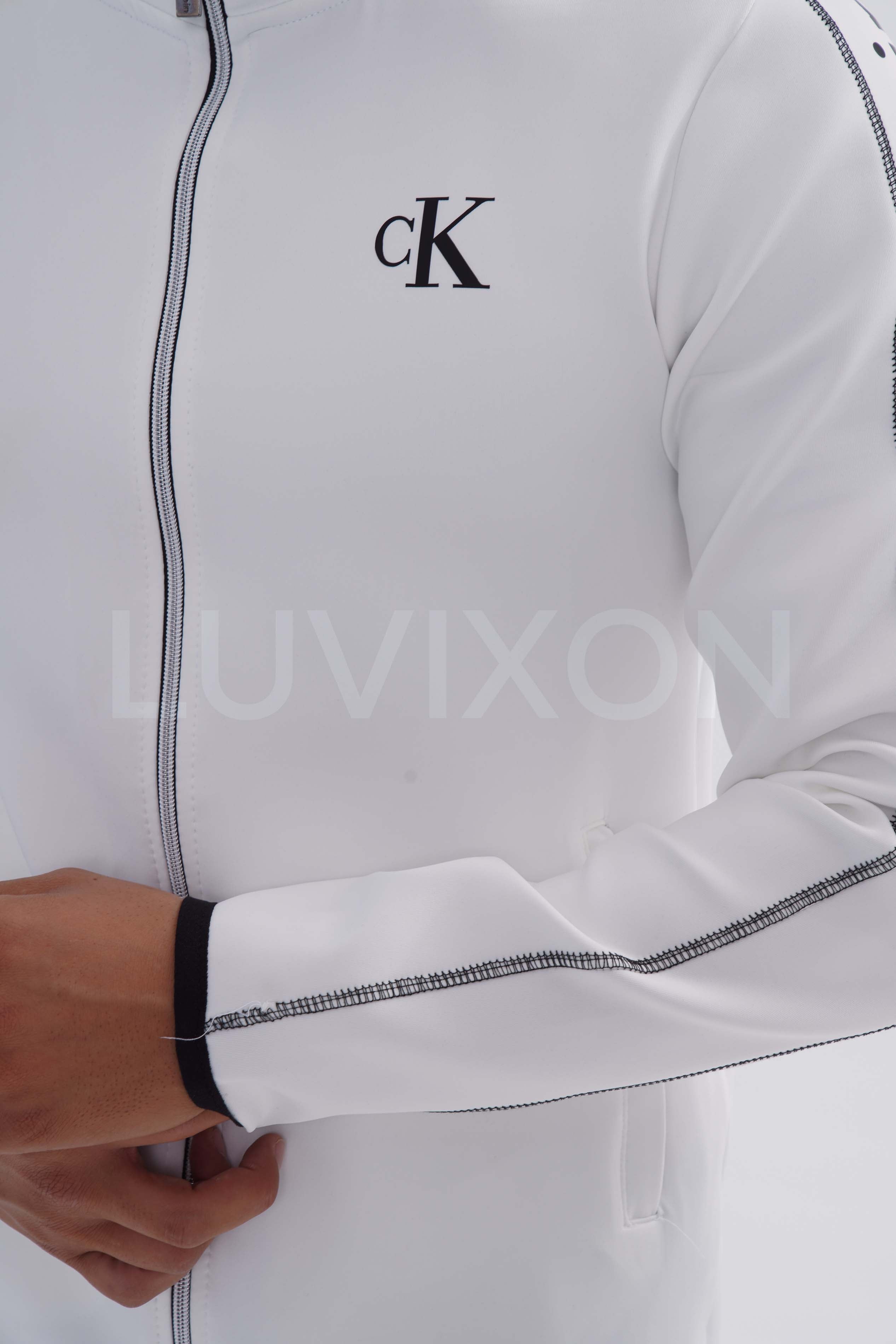 Calvin Klein Beyaz Erkek Eşofman Takım