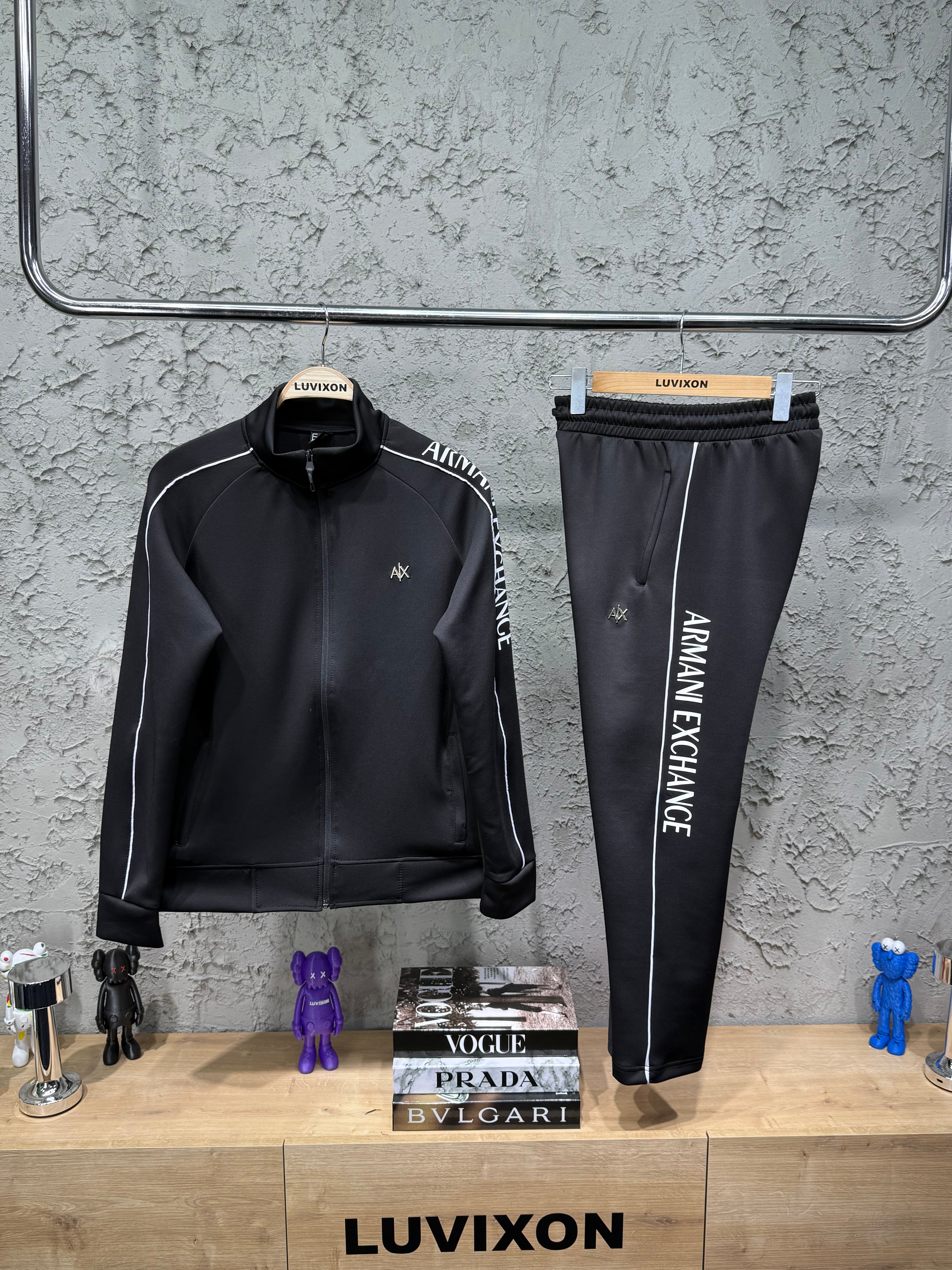 Armani Exchange Siyah Eşofman Takımı