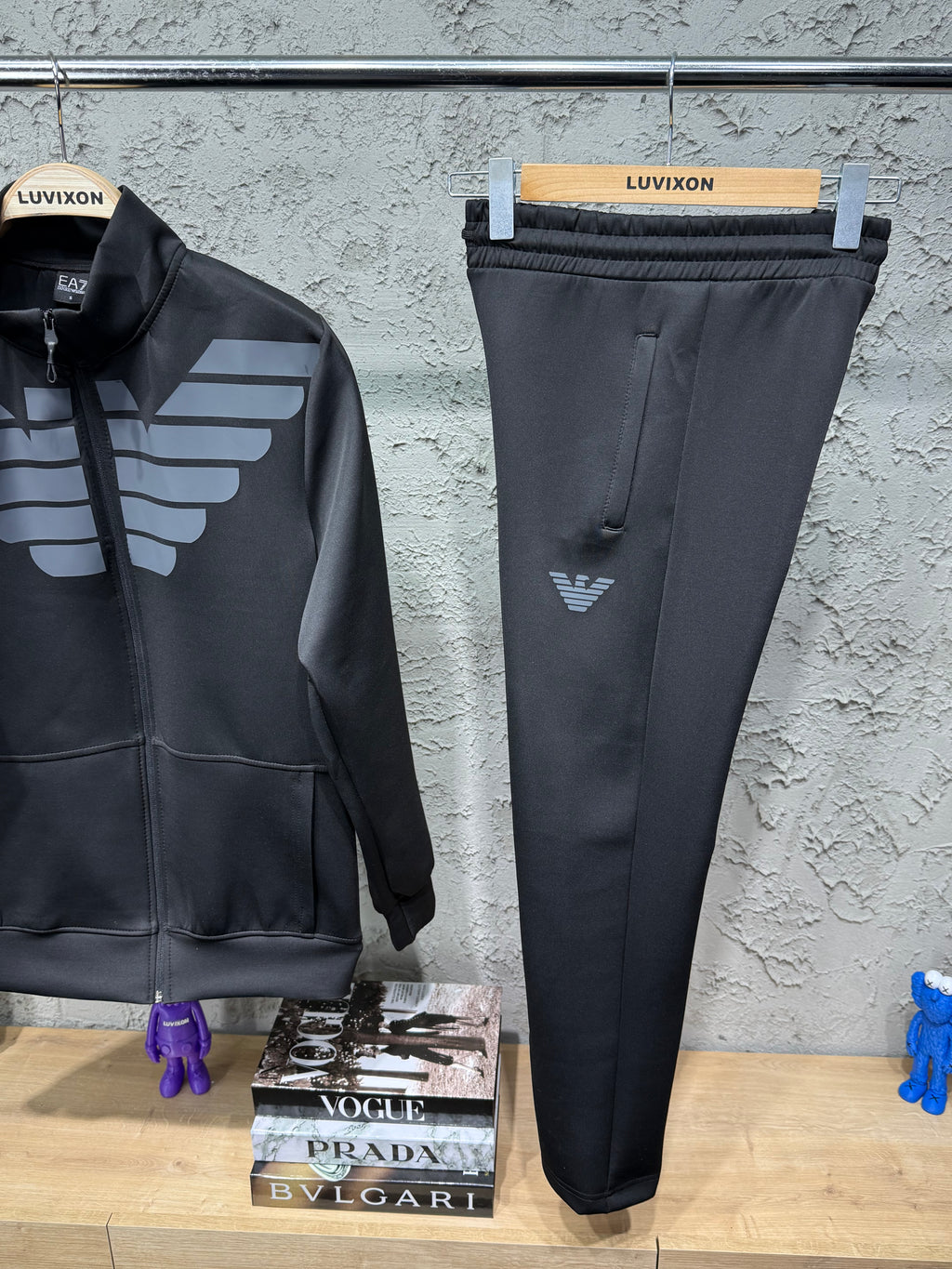 Armani Eagle Premium Siyah Eşofman Takımı