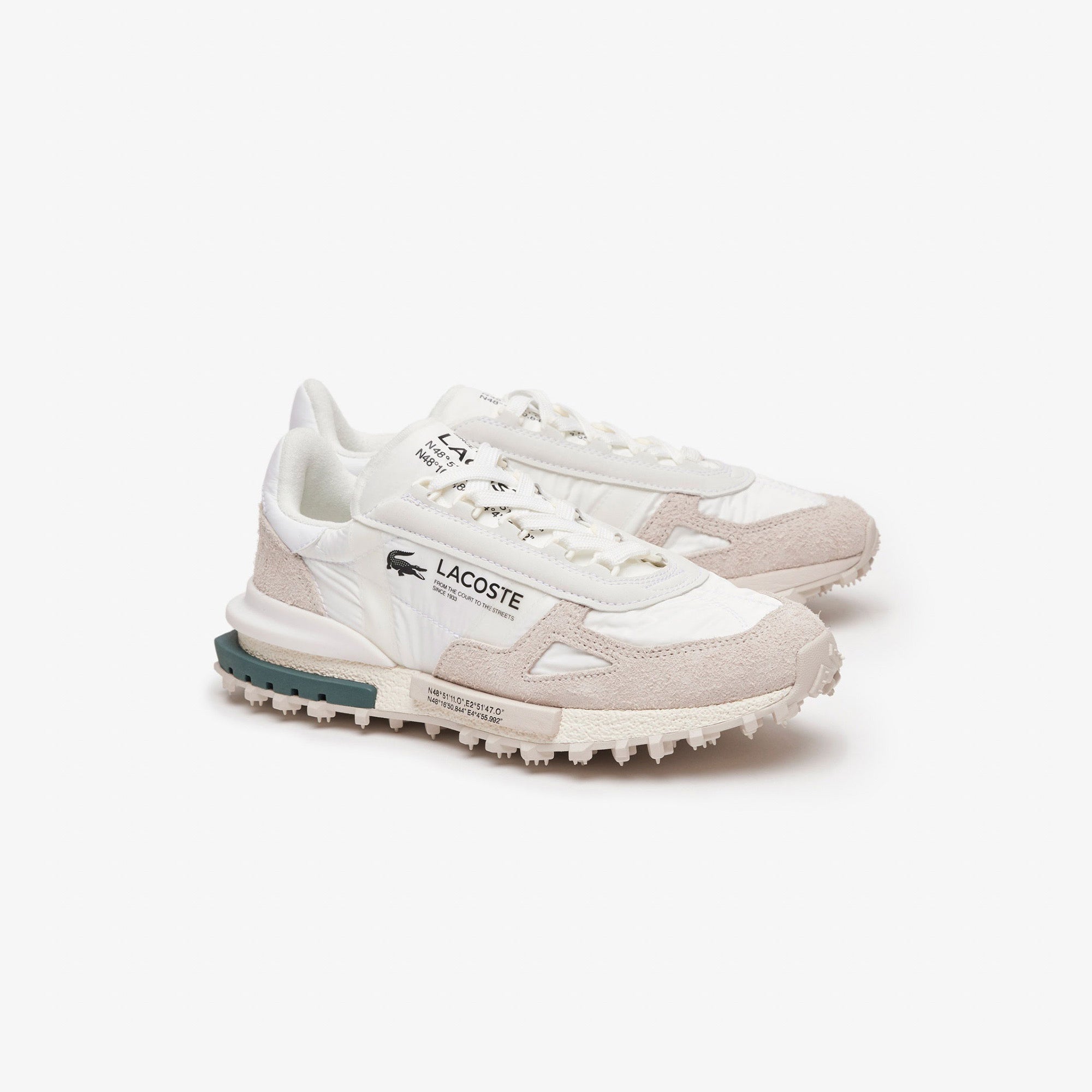 Lacoste Elite Active Erkek Beyaz/Yeşil Sneaker