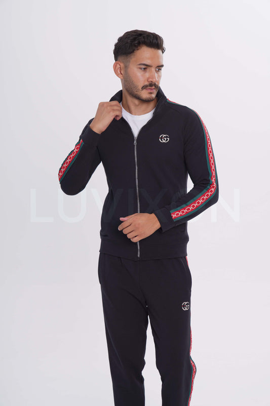 Gucci Siyah Şerit Detaylı Eşofman Takımı