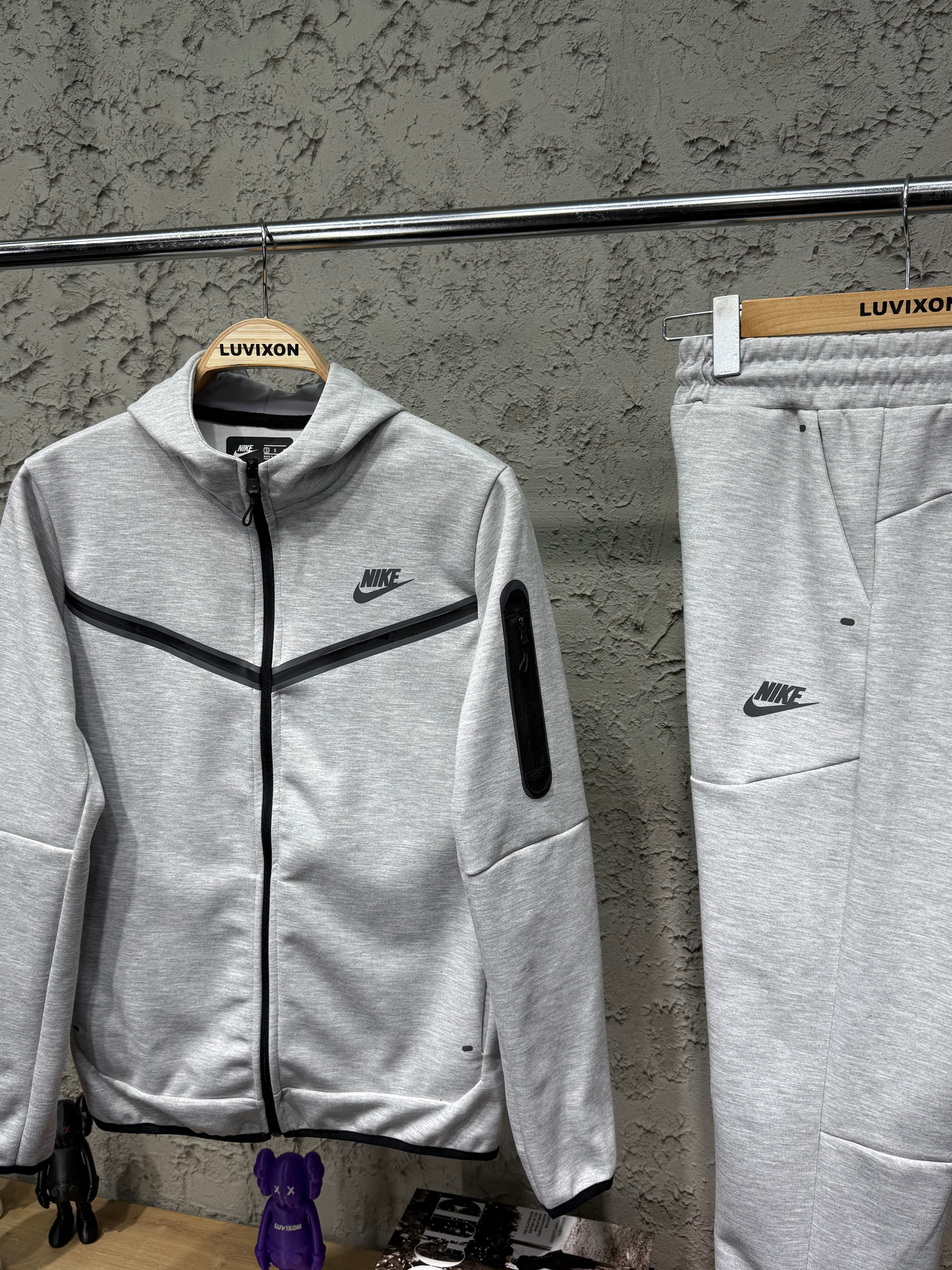 Nike Tech Fleece Gri Eşofman takımı