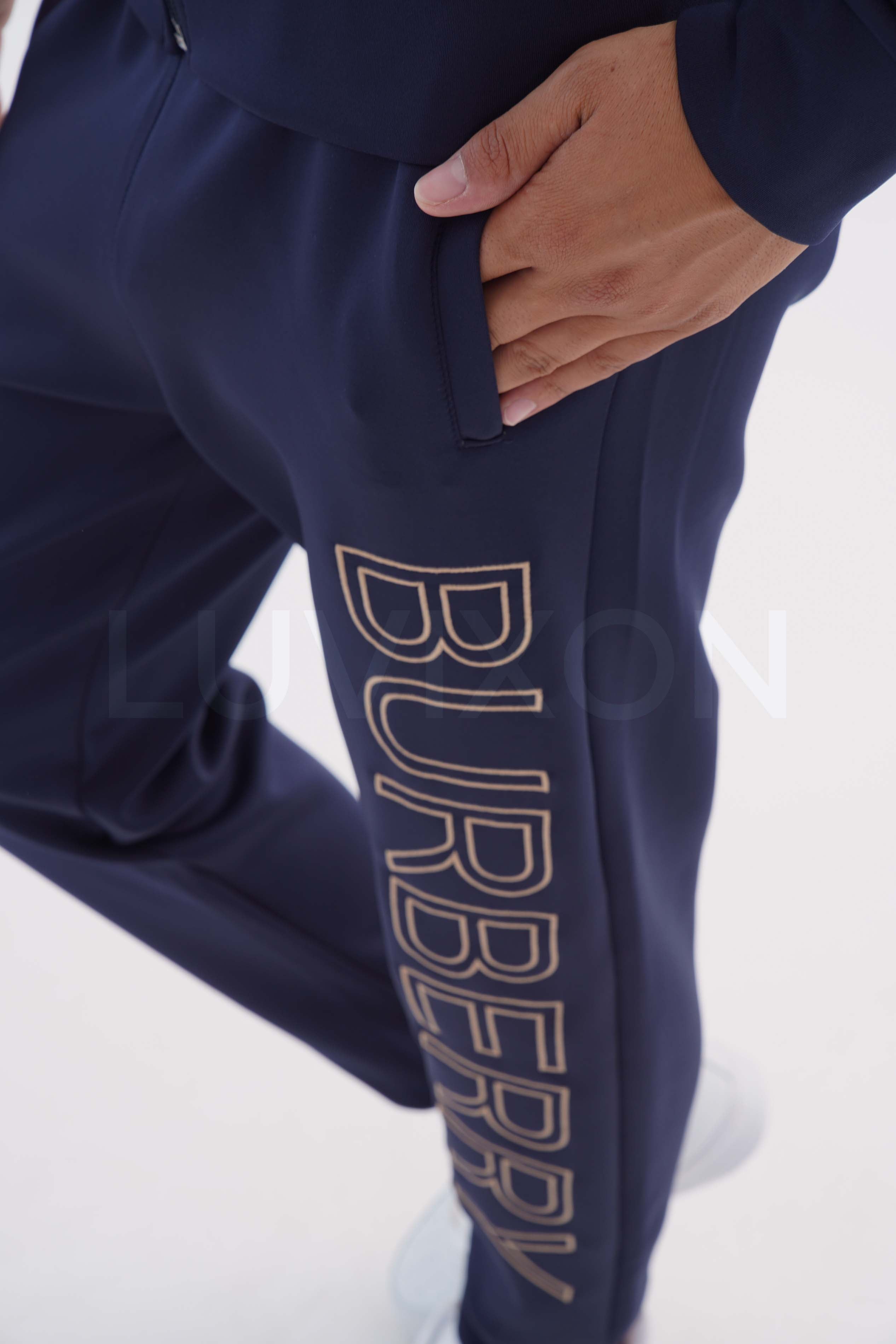 Burberry Lacivert Erkek Eşofman Takımı