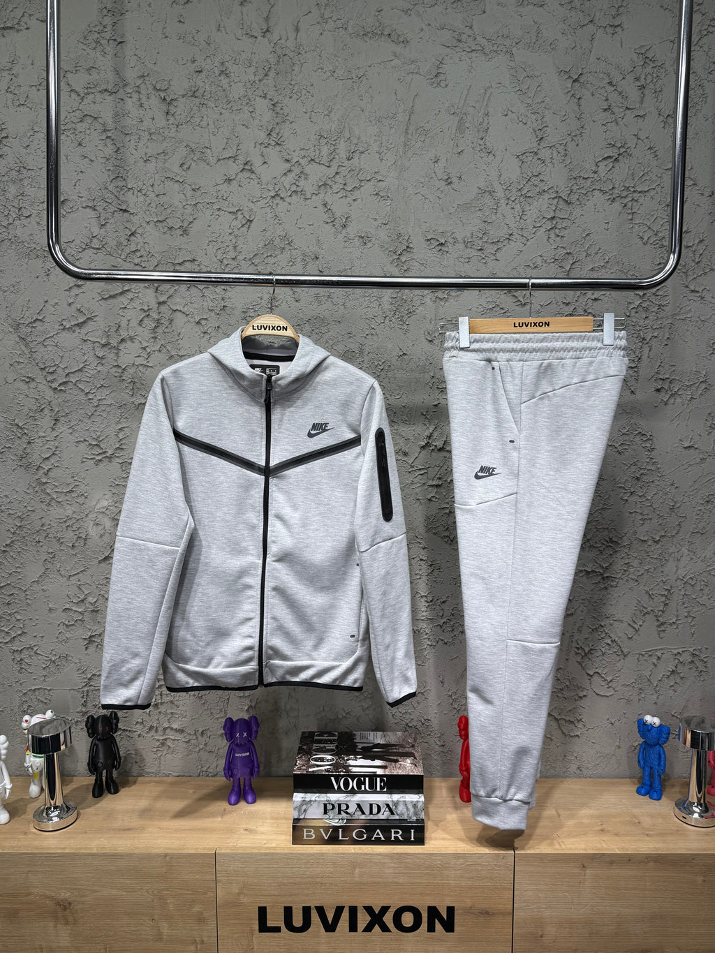 Nike Tech Fleece Gri Eşofman takımı