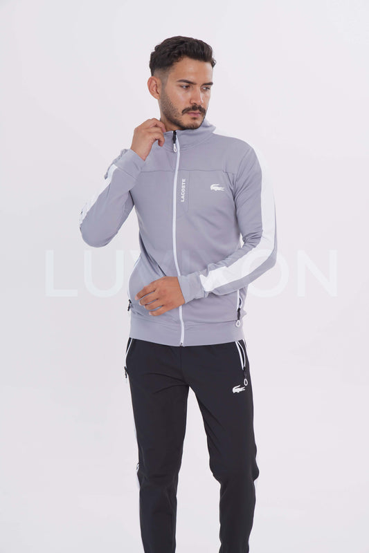 Lacoste Gri/Siyah Eşofman Takımı