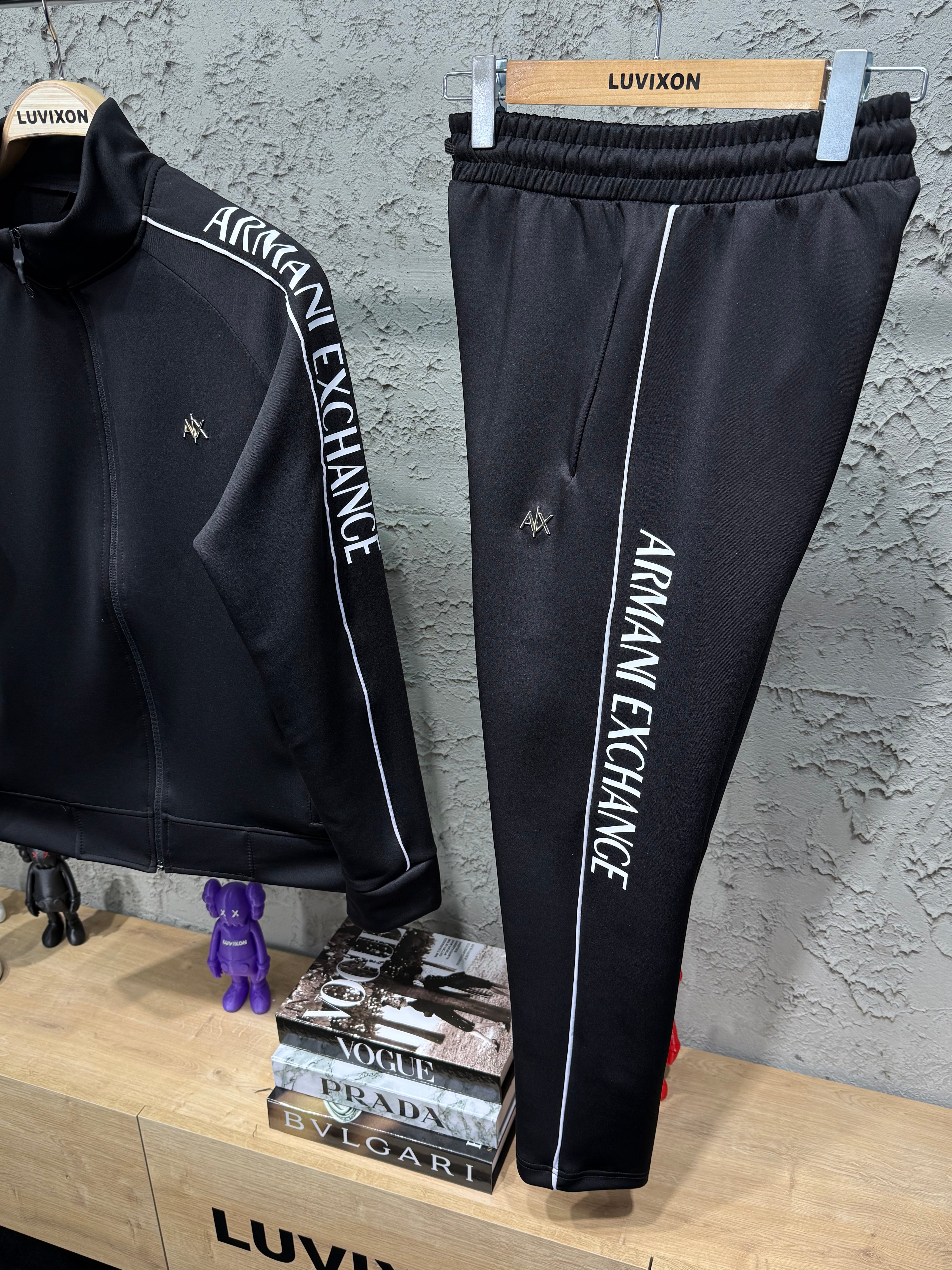 Armani Exchange Siyah Eşofman Takımı