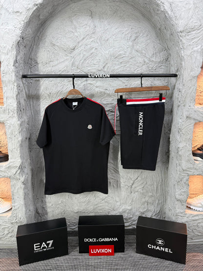 Moncler Siyah Şort Takımı