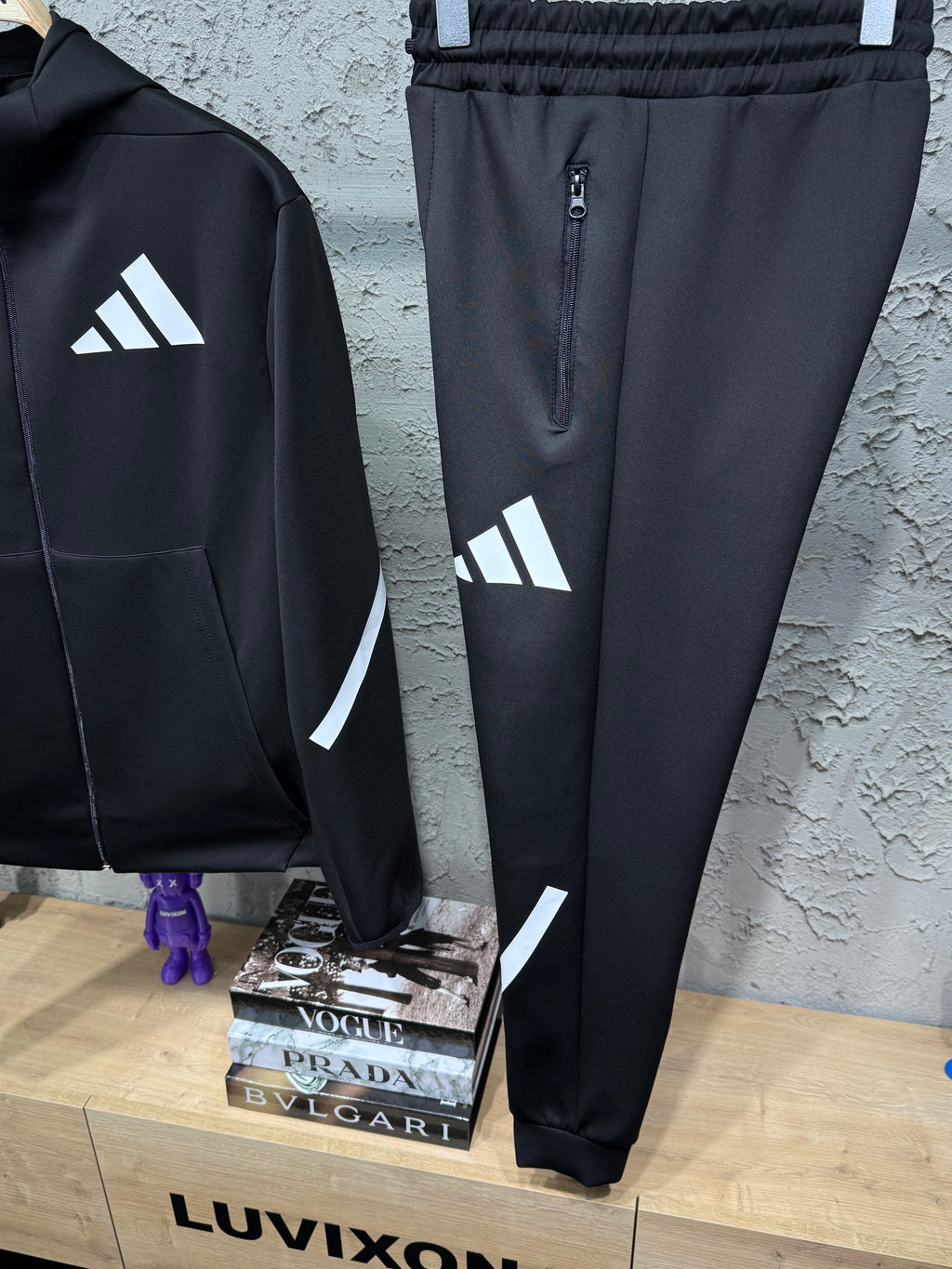 Adidas Z.N.E. Siyah Full-Zip Eşofman Takımı