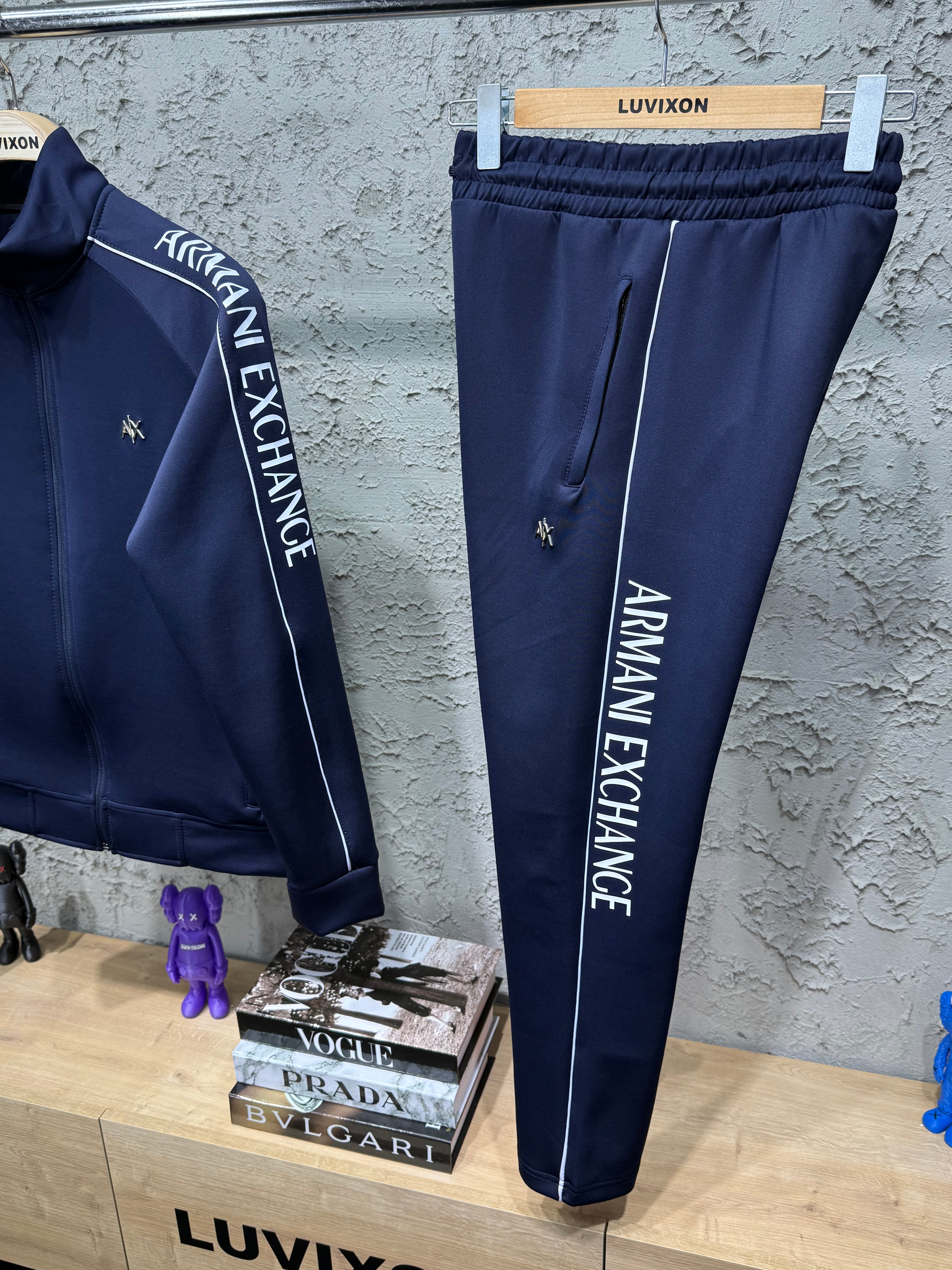 Armani Exchange Lacivert Eşofman Takımı