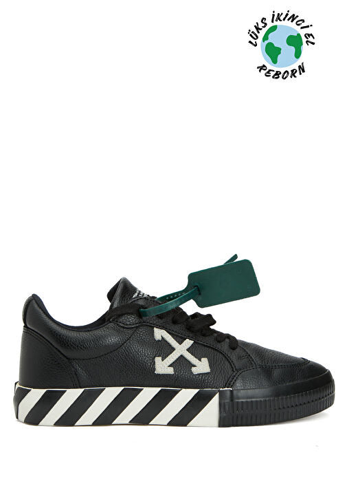 Off-White Deri Siyah Sneaker