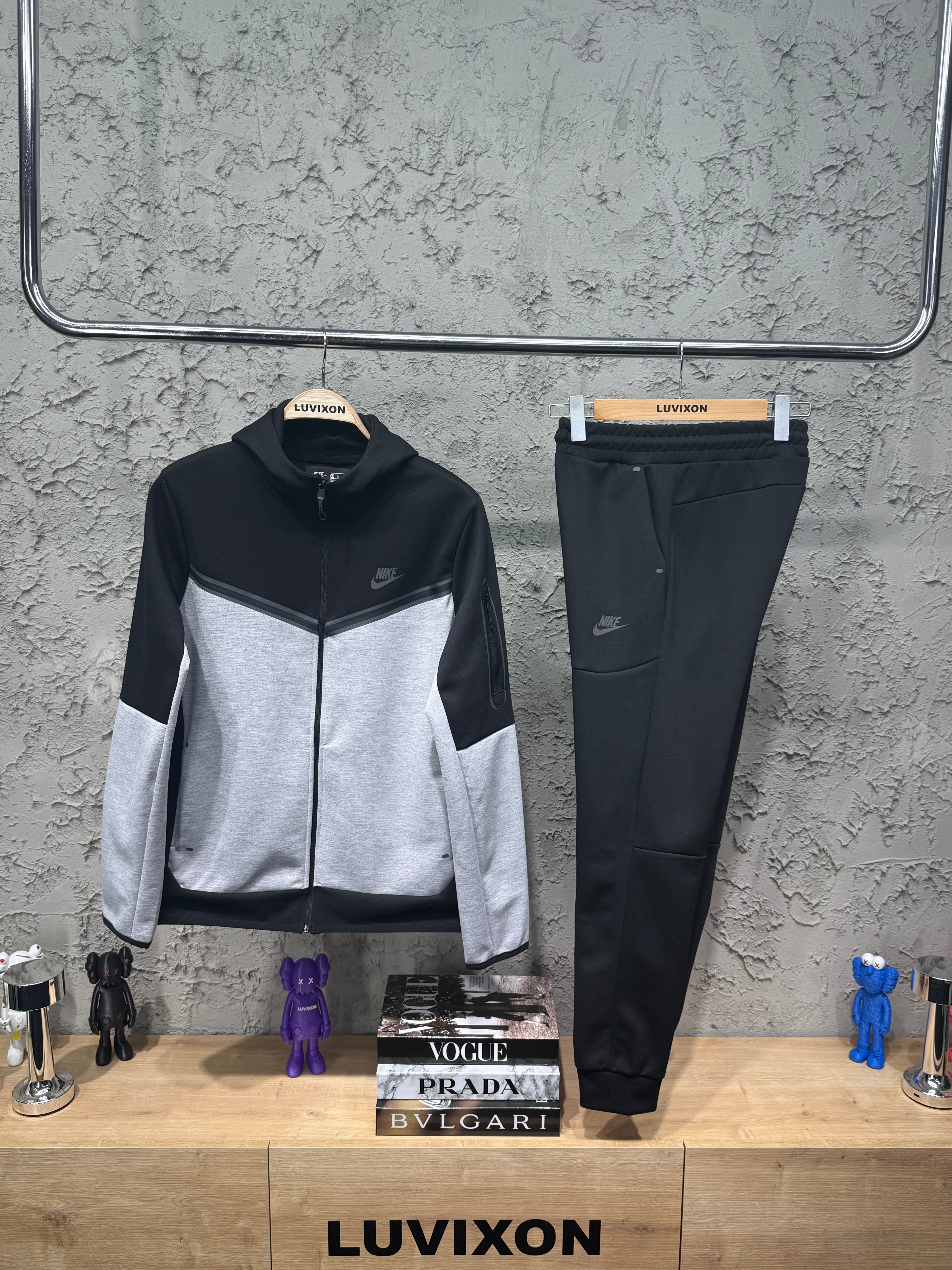 Nike Tech Fleece Siyah&Gri Eşofman takımı