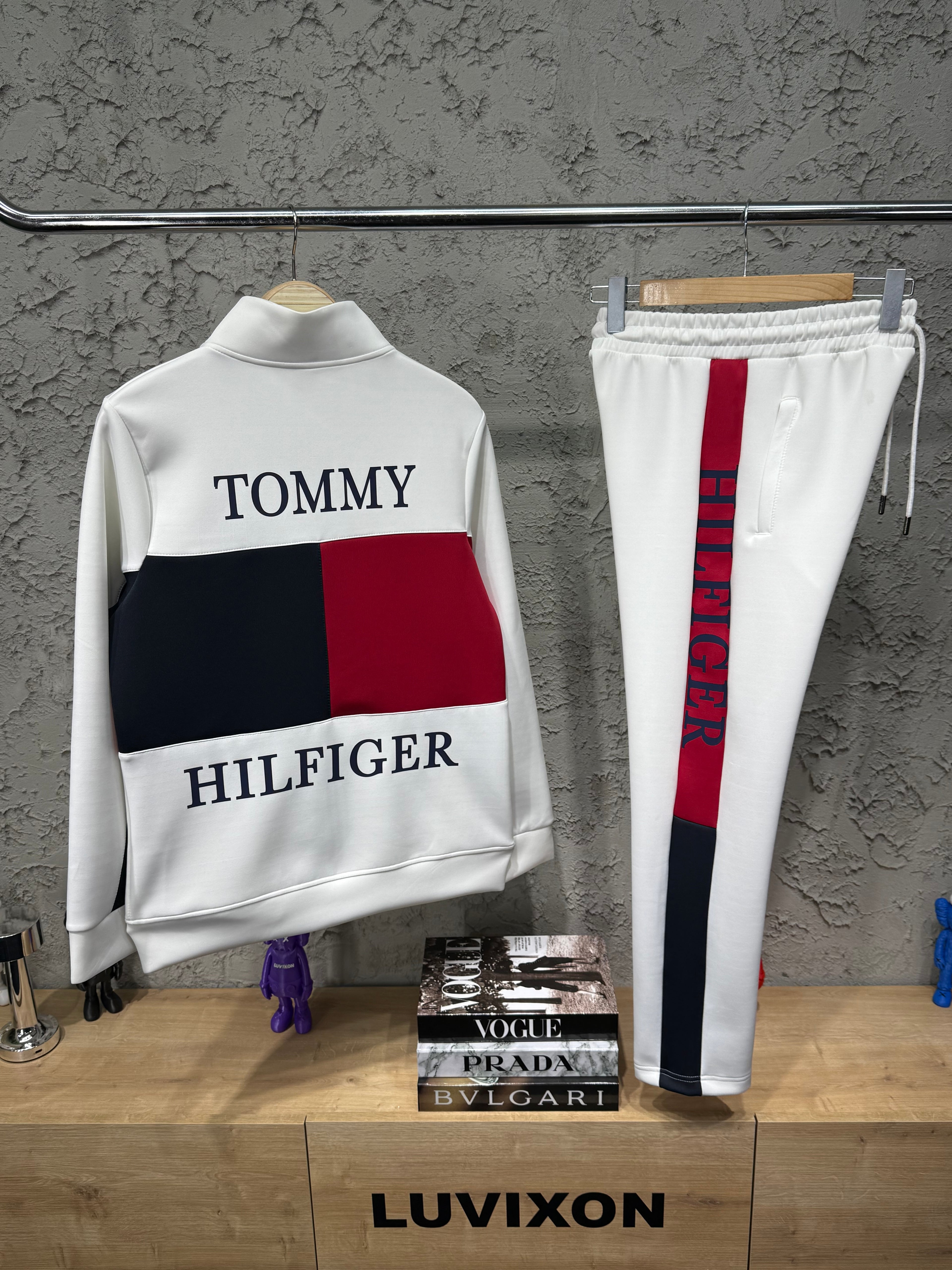 Tommy Hilfiger Premium Beyaz Eşofman Takımı