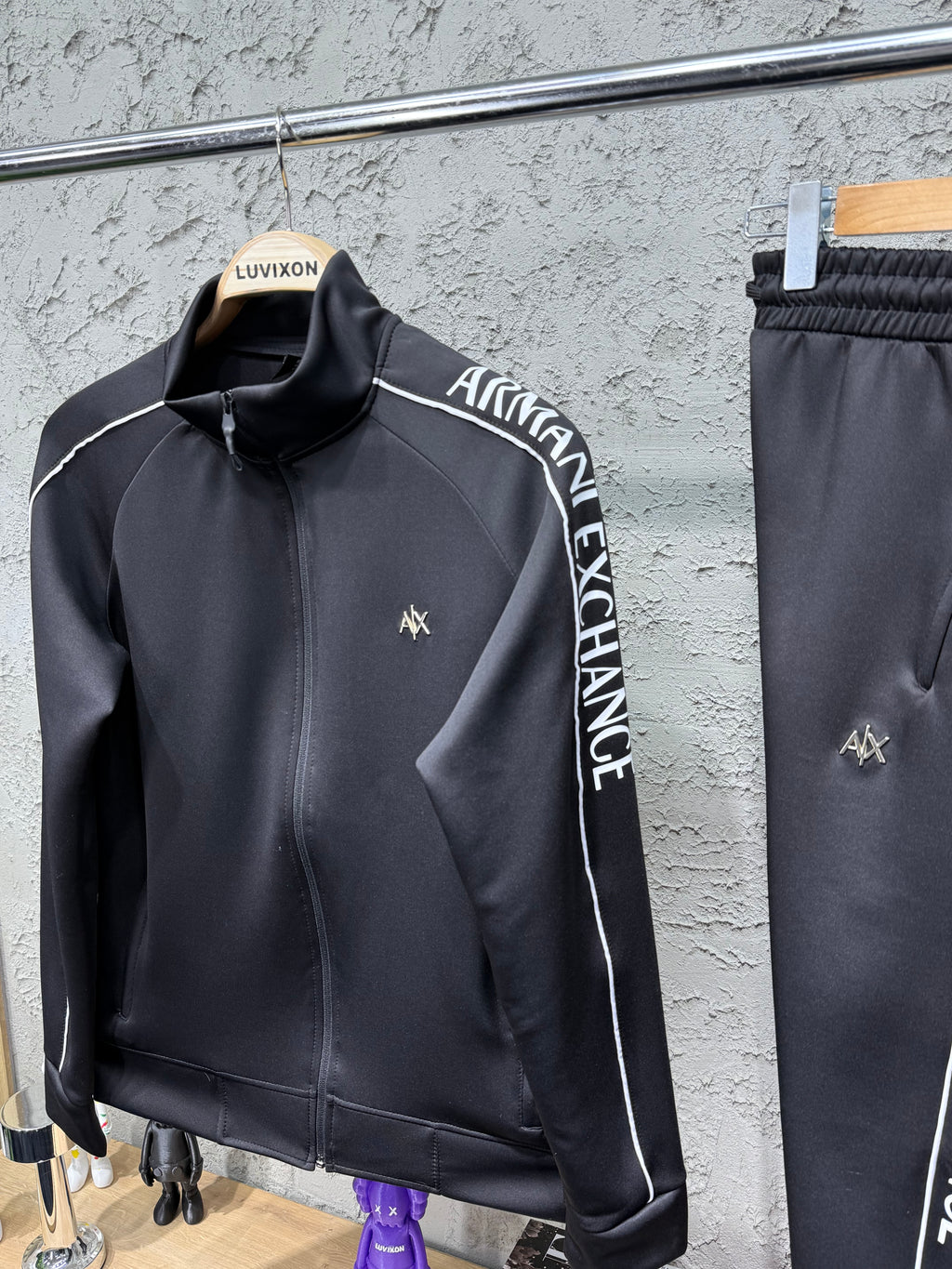 Armani Exchange Siyah Eşofman Takımı