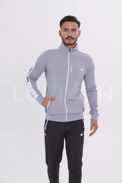 Lacoste Gri/Siyah Eşofman Takımı