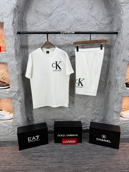 Calvin Klein Beyaz Şort Takımı