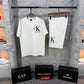Calvin Klein Logo Beyaz Şort Takımı