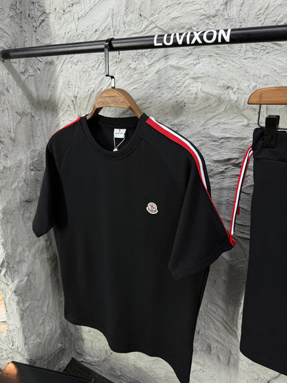 Moncler Siyah Şort Takımı