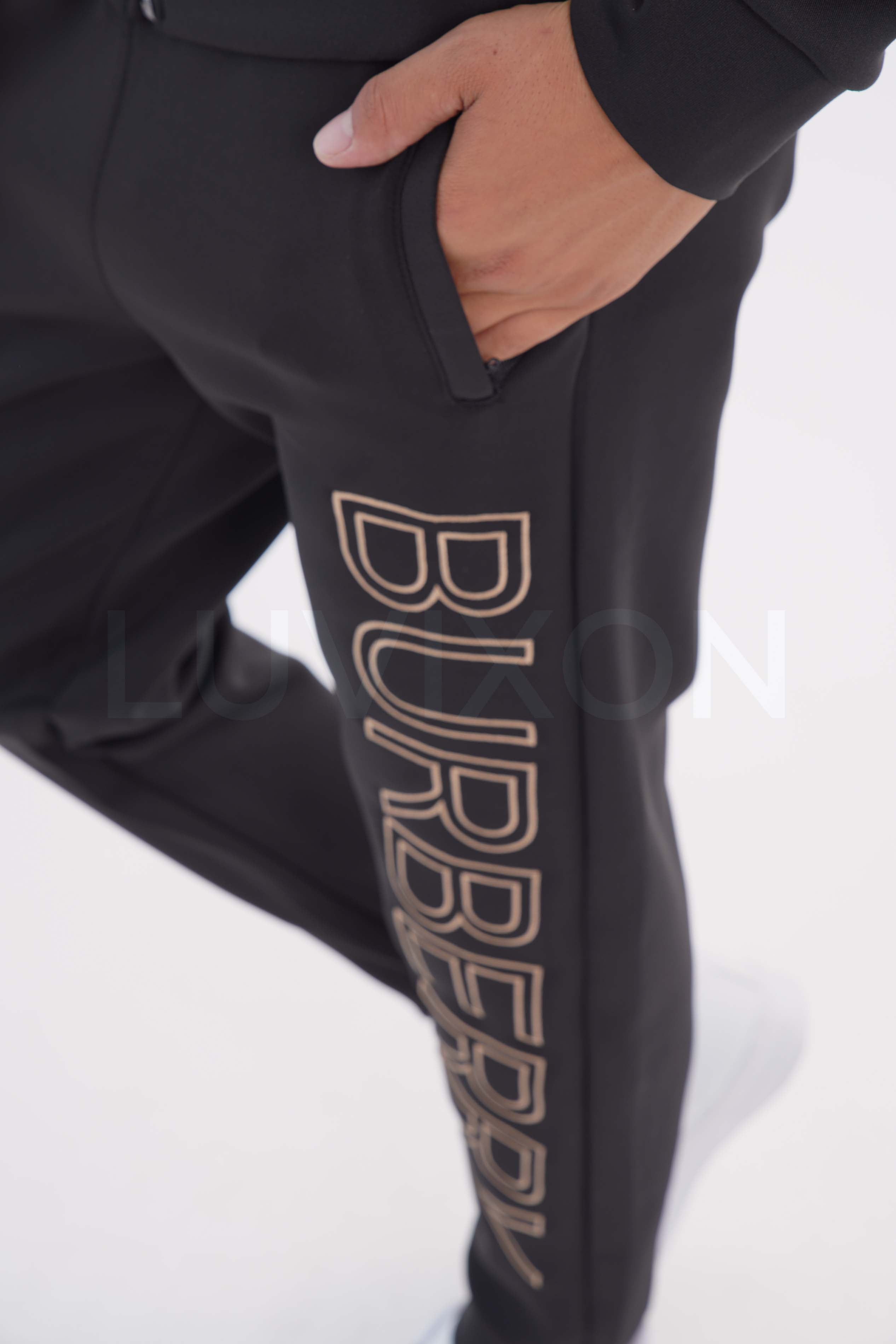 Burberry Siyah Erkek Eşofman Takımı