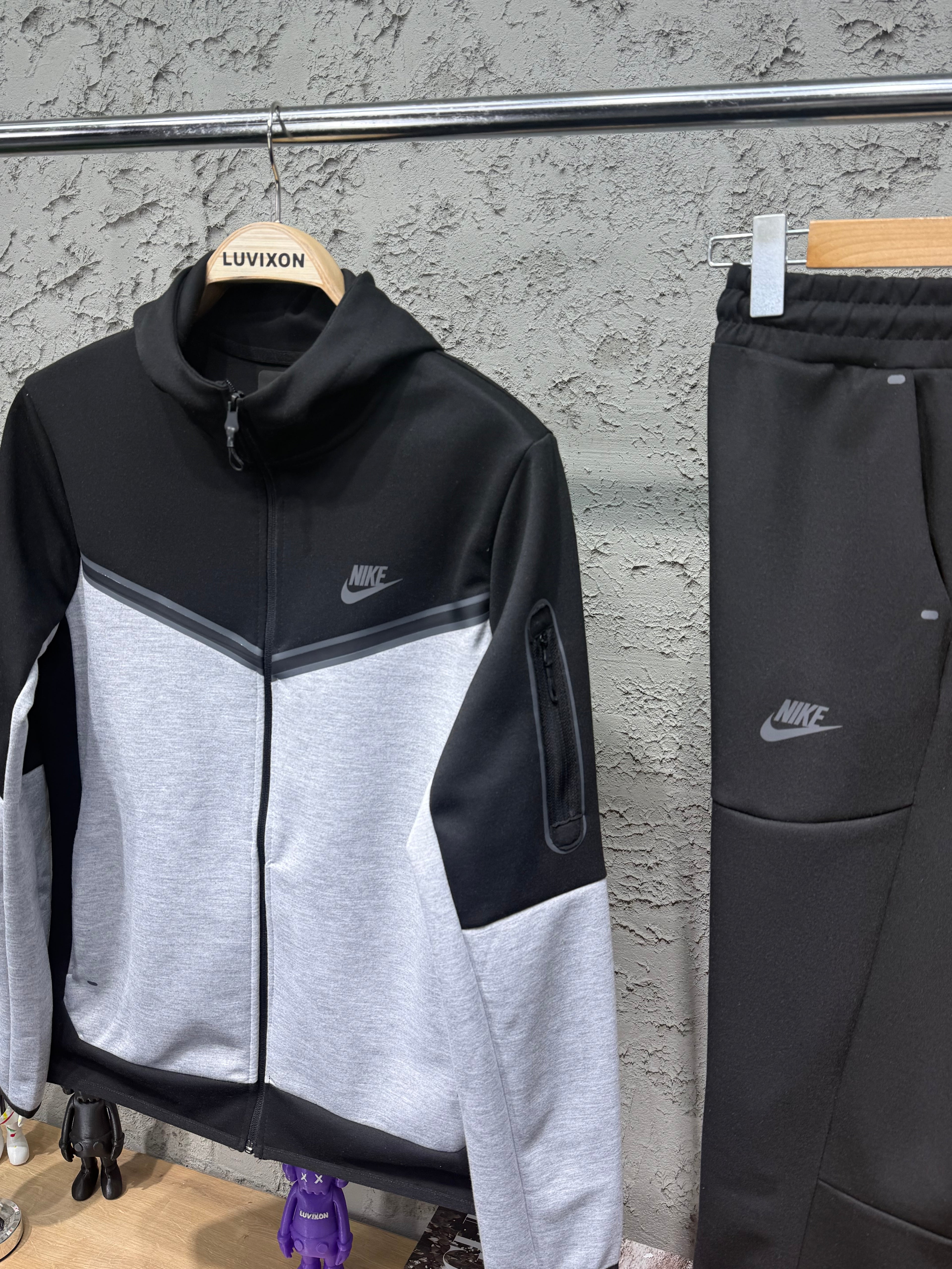 Nike Tech Fleece Siyah&Gri Eşofman takımı