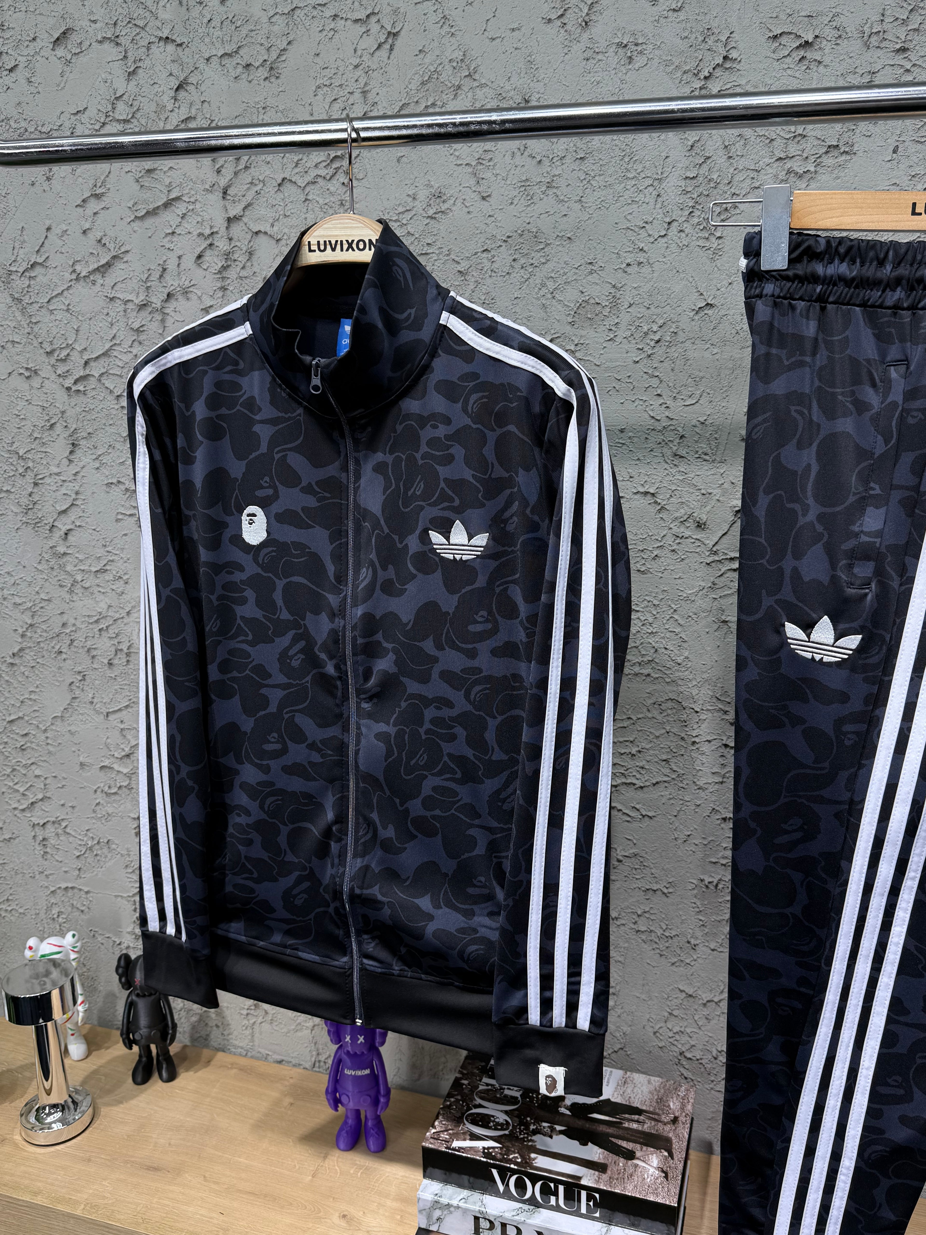 Adidas x Bape Kamuflaj Desenli Eşofman Takımı