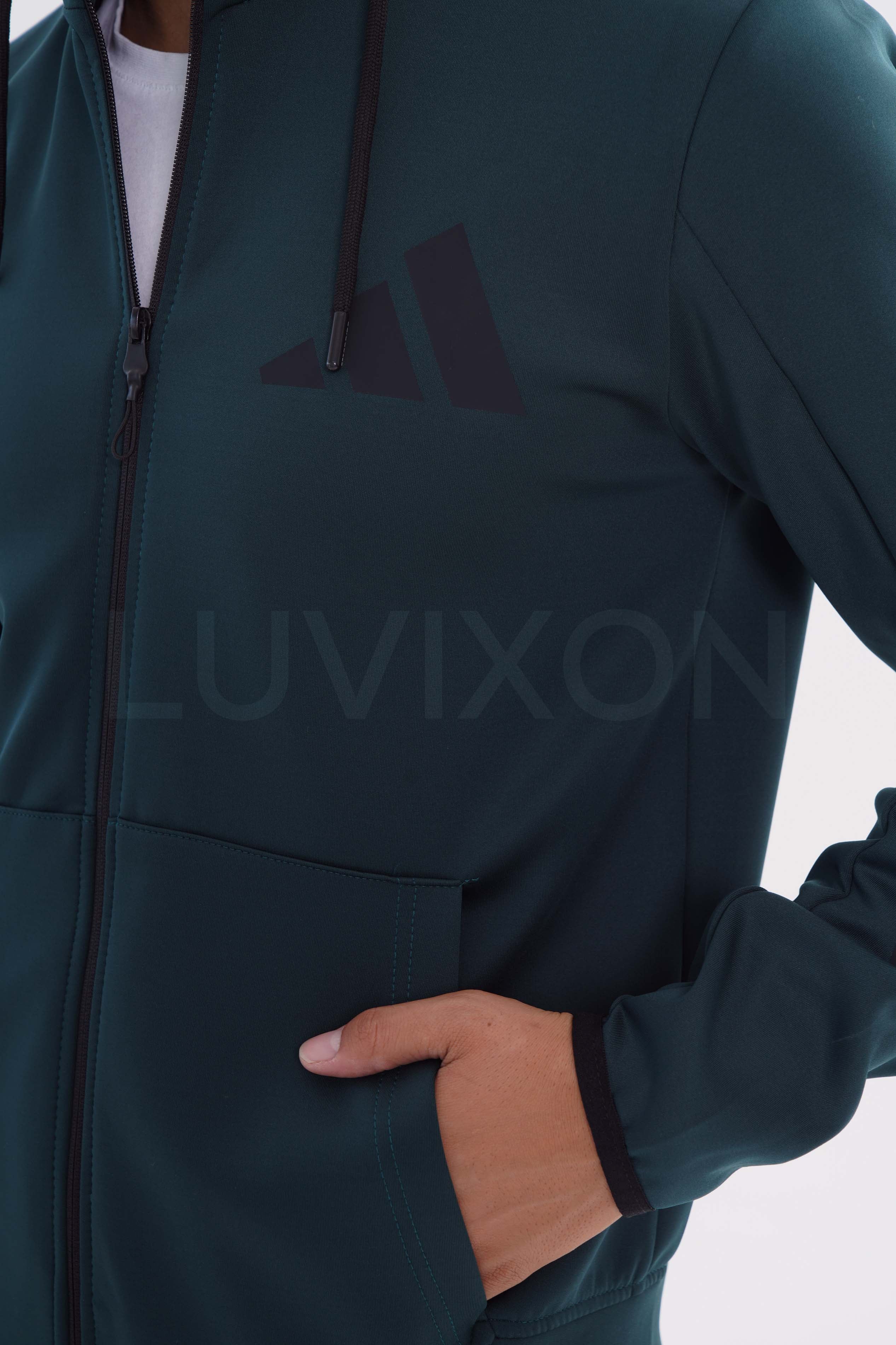 Adidas Z.N.E. Yeşil Full-Zip Eşofman Takımı