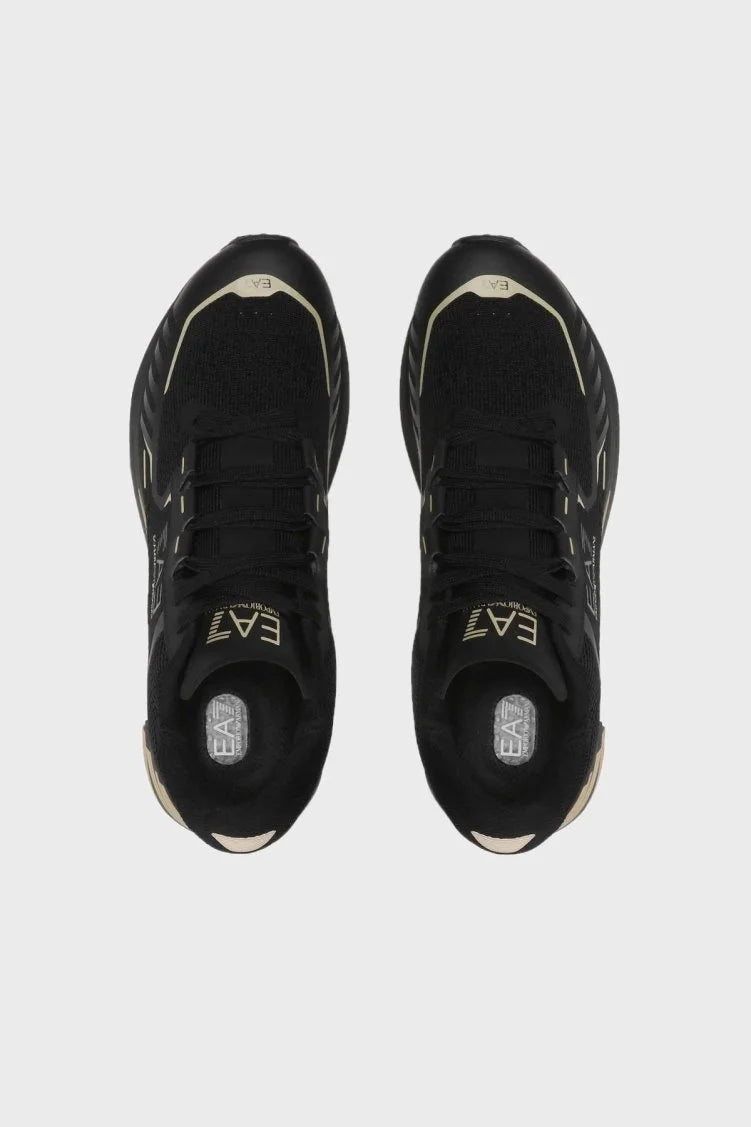 EA7 Taban Logo Siyah&Gold Sneaker