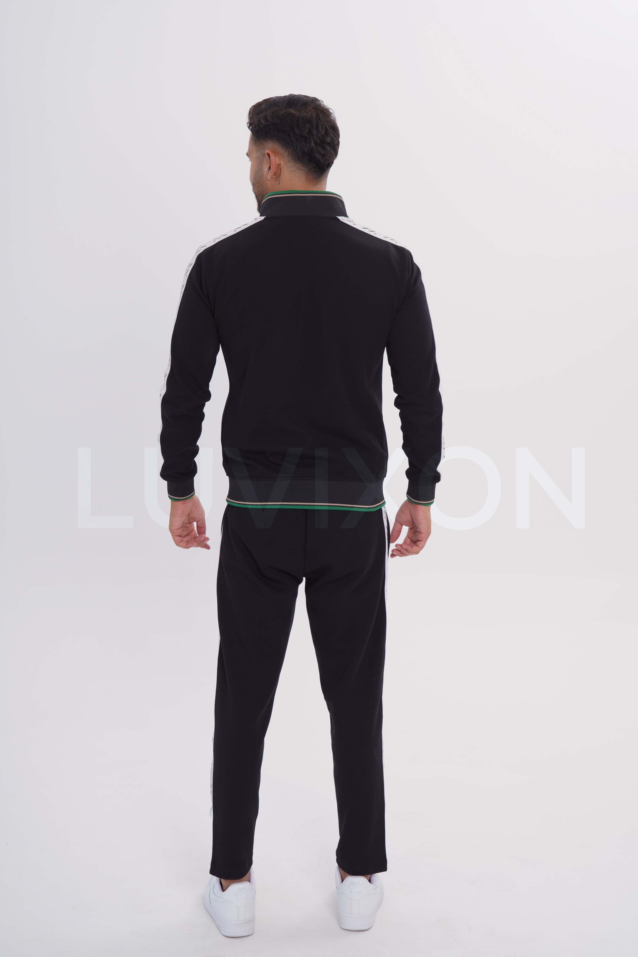 Casablanca Siyah Nakış Detaylı Eşofman Takımı