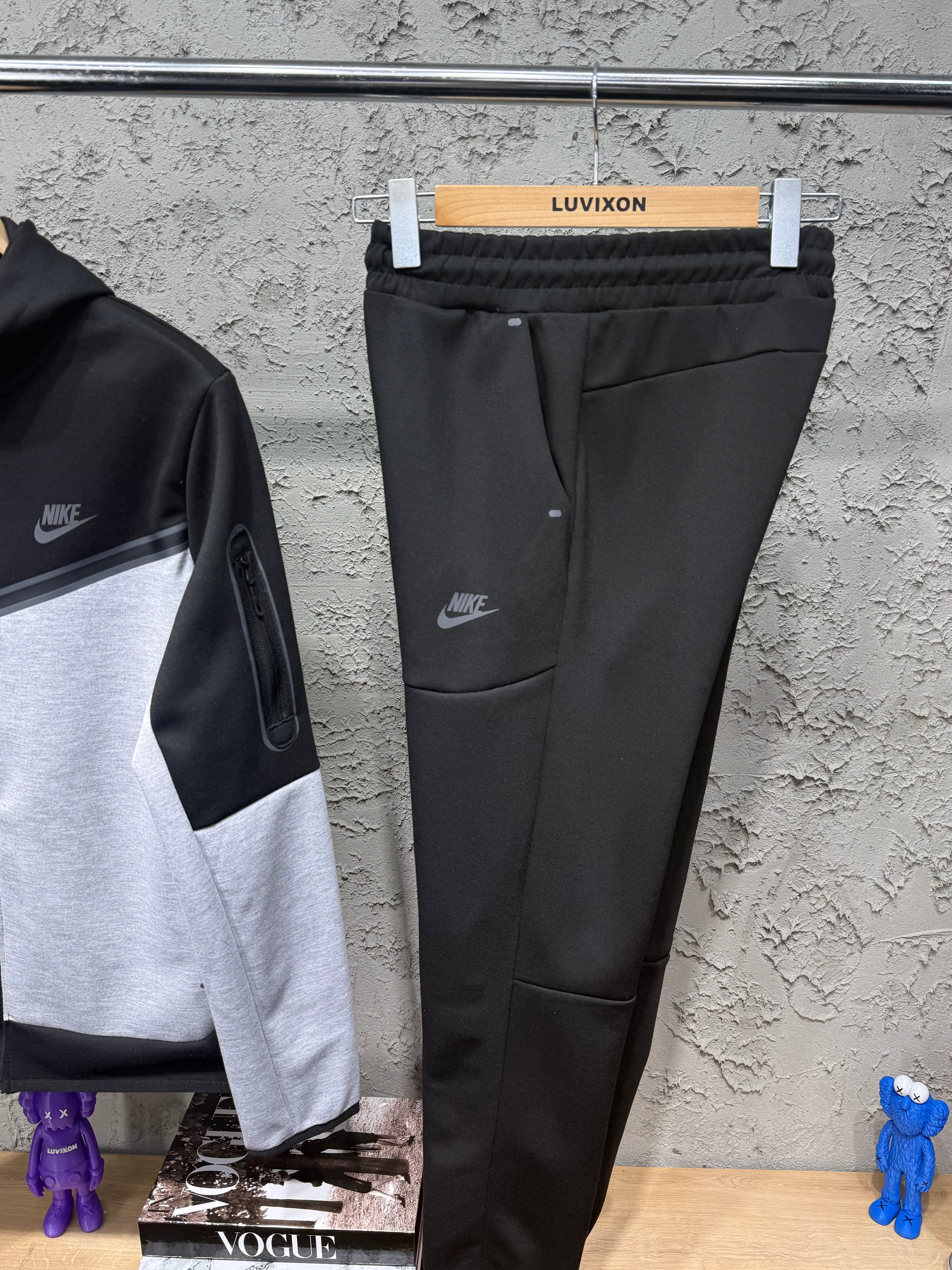 Nike Tech Fleece Siyah&Gri Eşofman takımı