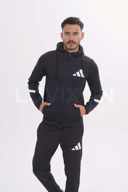 Adidas Z.N.E. Siyah Full-Zip Eşofman Takımı