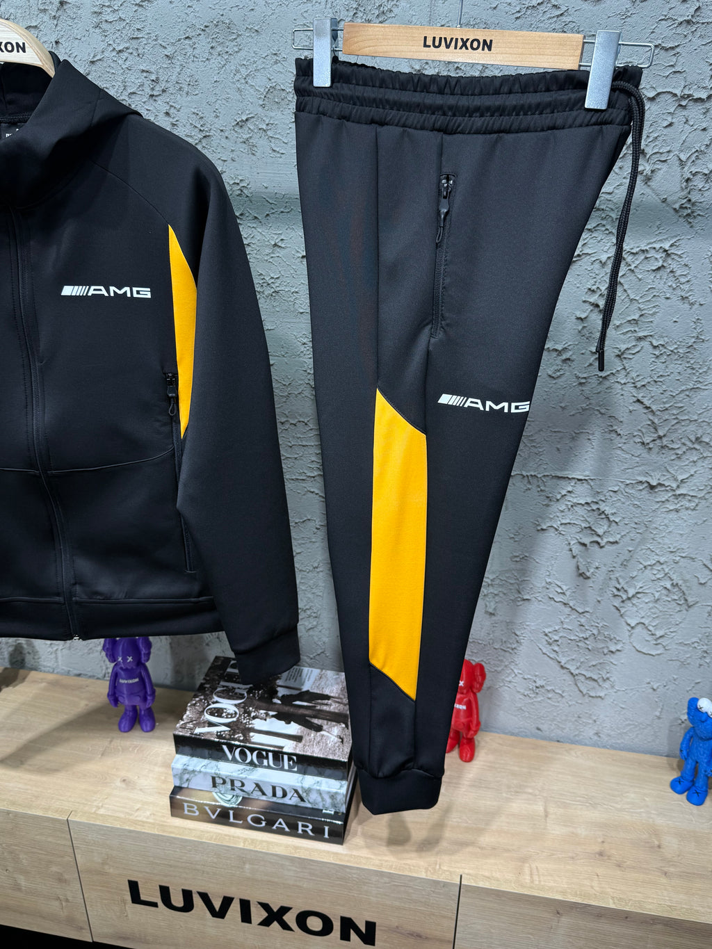 Puma x Mercedes AMG Turuncu Siyah Eşofman Takımı