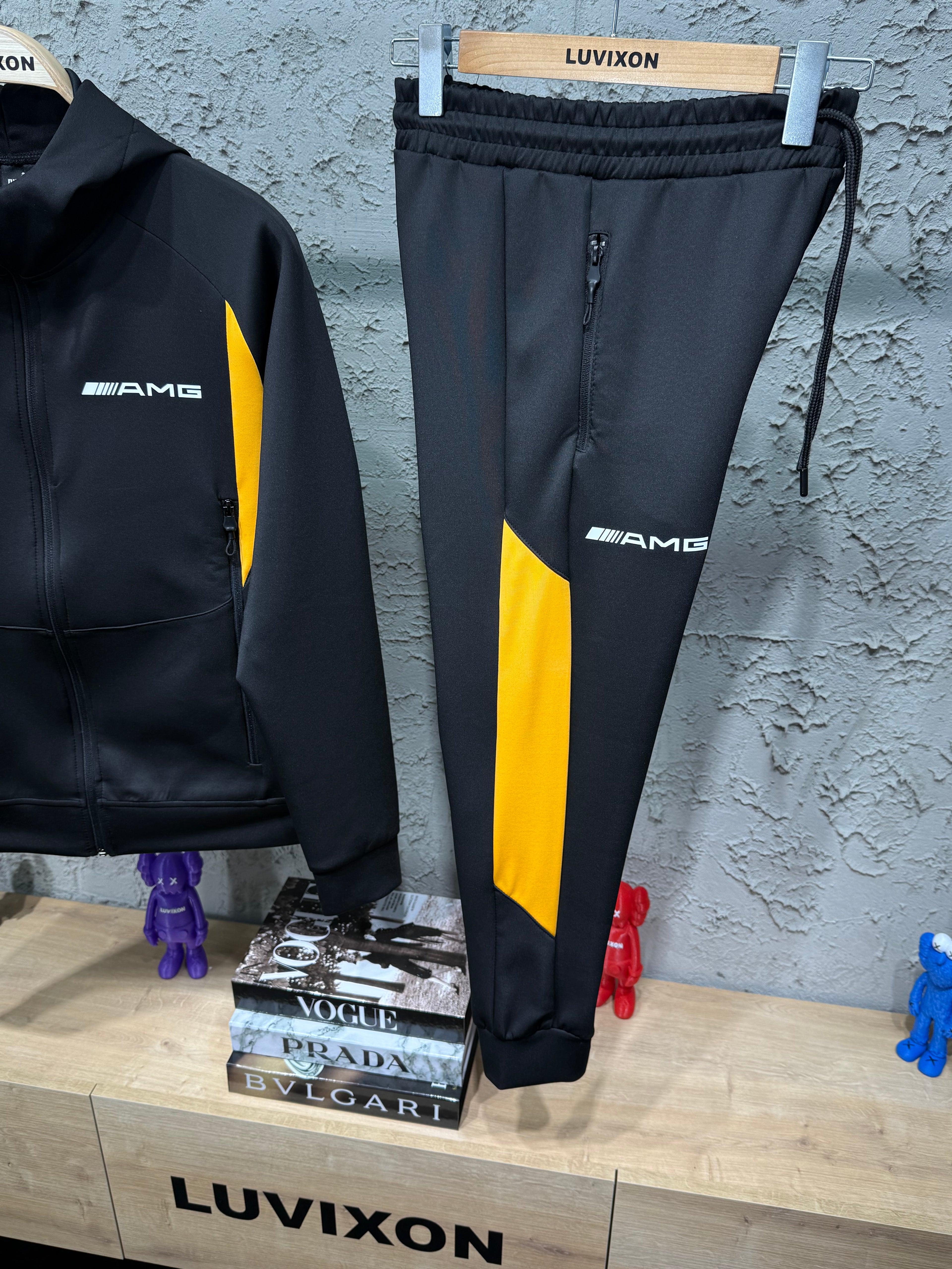 Puma x Mercedes AMG Turuncu Siyah Eşofman Takımı