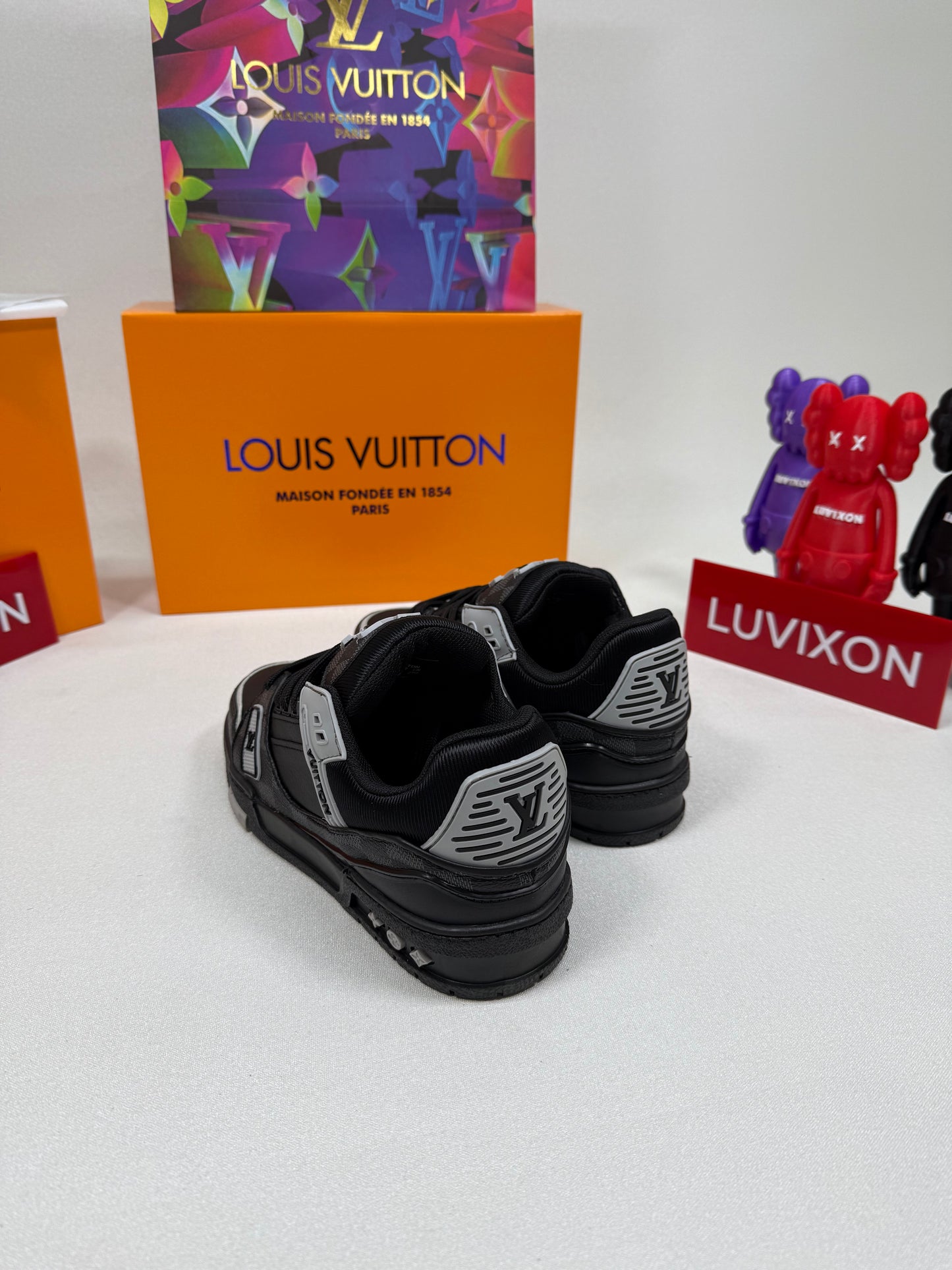 Louis Vuitton Siyah Trainer Spor Ayakkabı
