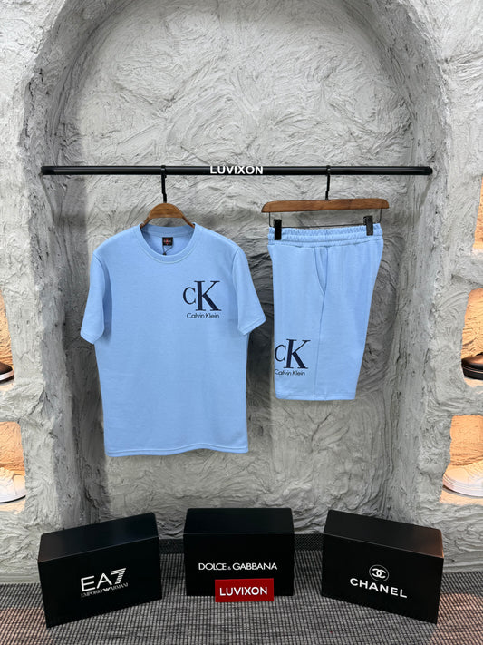 Calvin Klein Mavi Şort Takımı